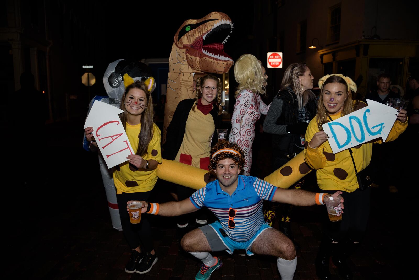 Hauntfest 2018 took over Fifth Street and the Oregon District near downtown Dayton on Saturday, Oct. 27. The annual Halloween event serves as a fundraiser for the business district that partly covers its improvement efforts. TOM GILLIAM / CONTRIBUTING PHOTOGRAPHER