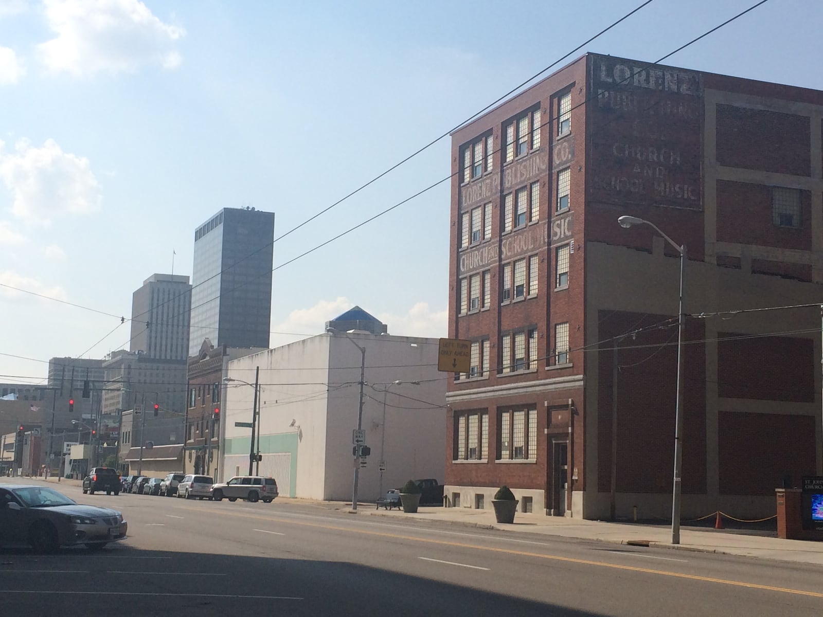 East Third Street on a sunny afternoon. Webster Station Historic District is situated near downtown Dayton, bounded roughly by Keowee Street, Fourth Street, Monument Avenue, and Patterson Boulevard. VIVIENNE MACHI / STAFF