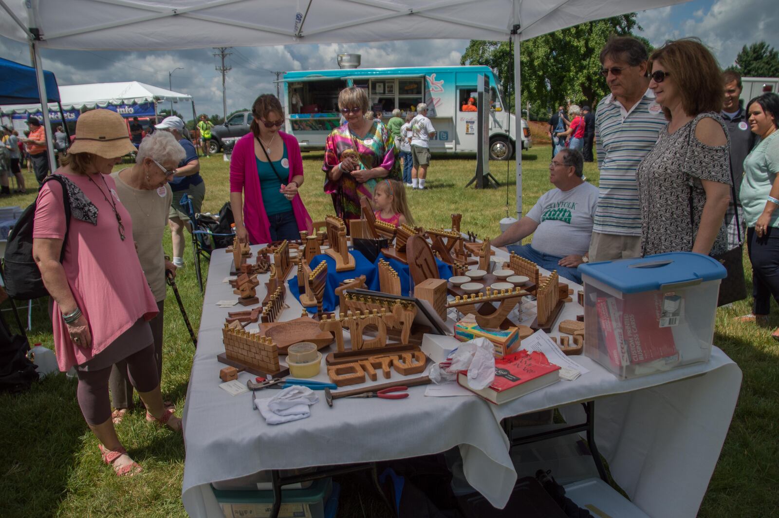 Members and non-members of the Dayton Jewish community celebrated an afternoon of traditions, faith, food, drinks and entertainment at Temple Israel, 130 Riverside Drive, Dayton, on Sunday, June 5. (TOM GILLIAM/CONTRIBUTED)