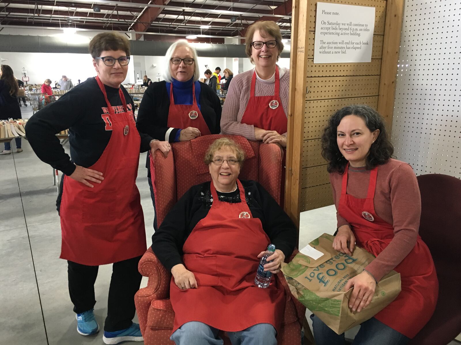 Volunteers are always welcome at the Dayton Book Fair –both at the headquarters and at the annual sale.