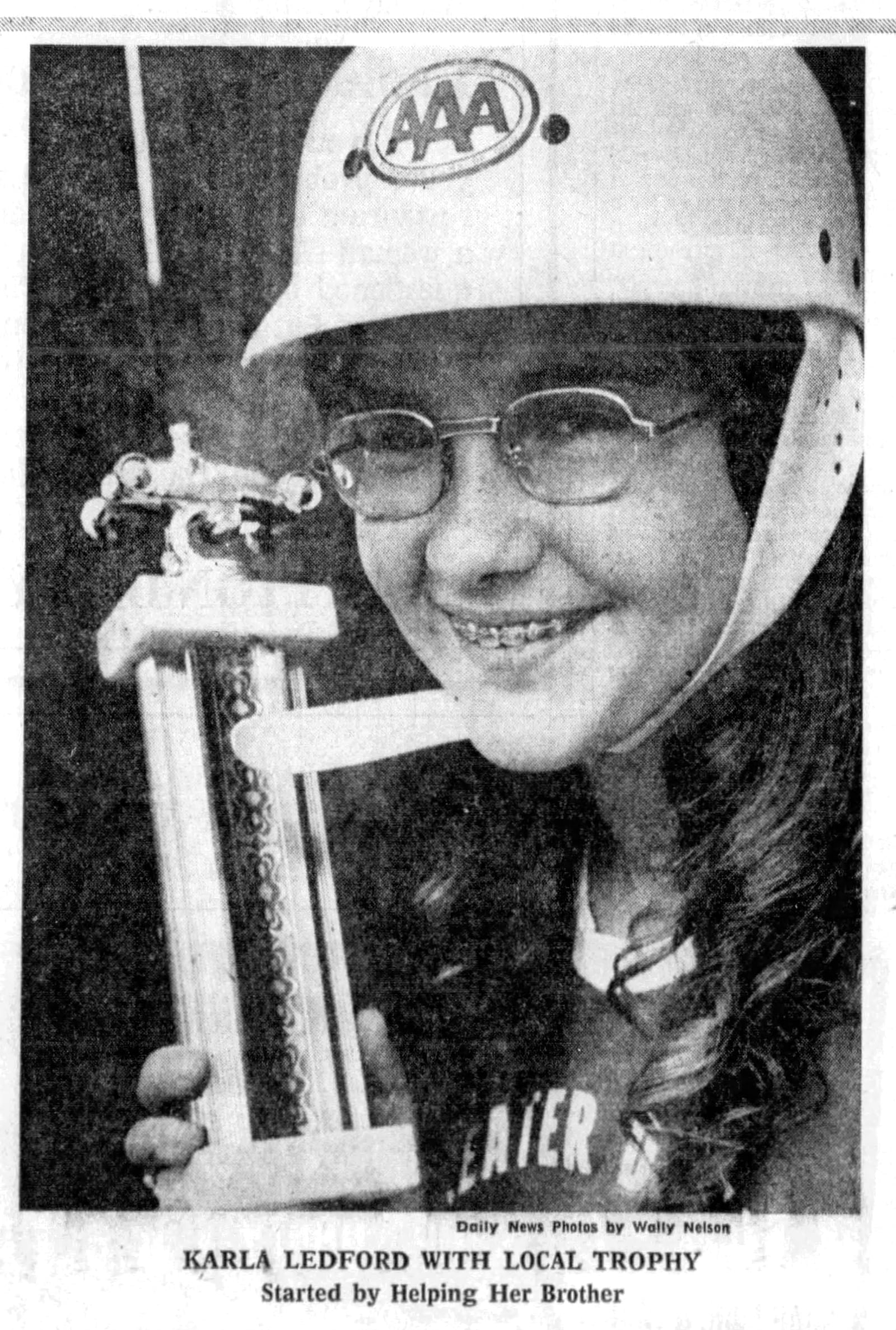 July 29, 1973: First girl to win Dayton Soap Box Derby. DAYTON DAILY NEWS ARCHIVES