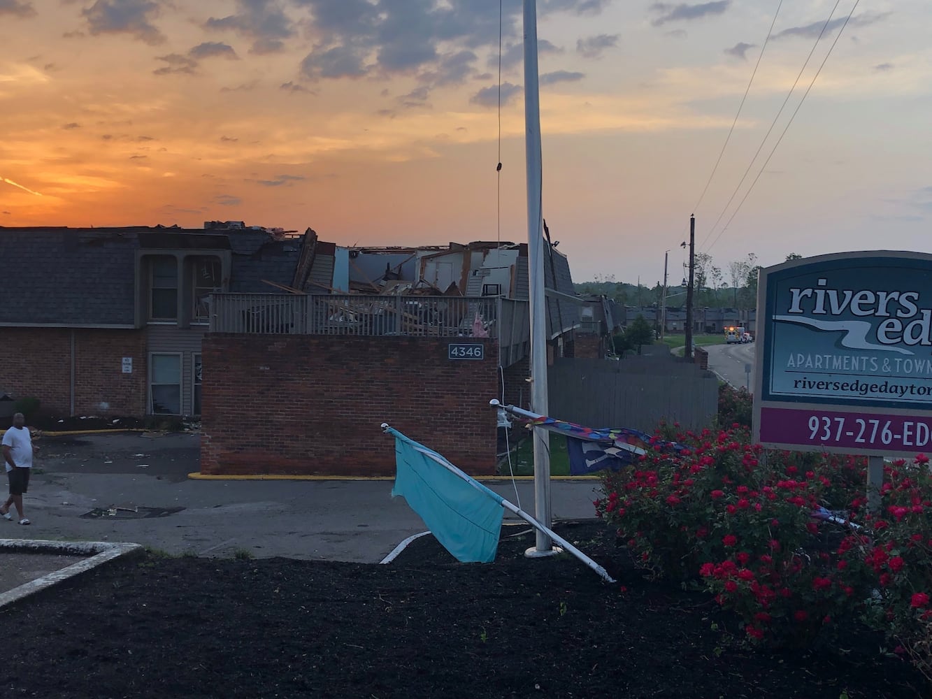 Riverside storm damage