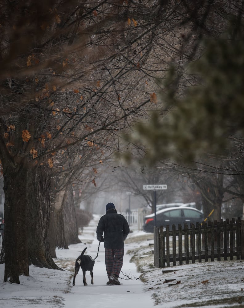 Winter weather strikes Miami Valley