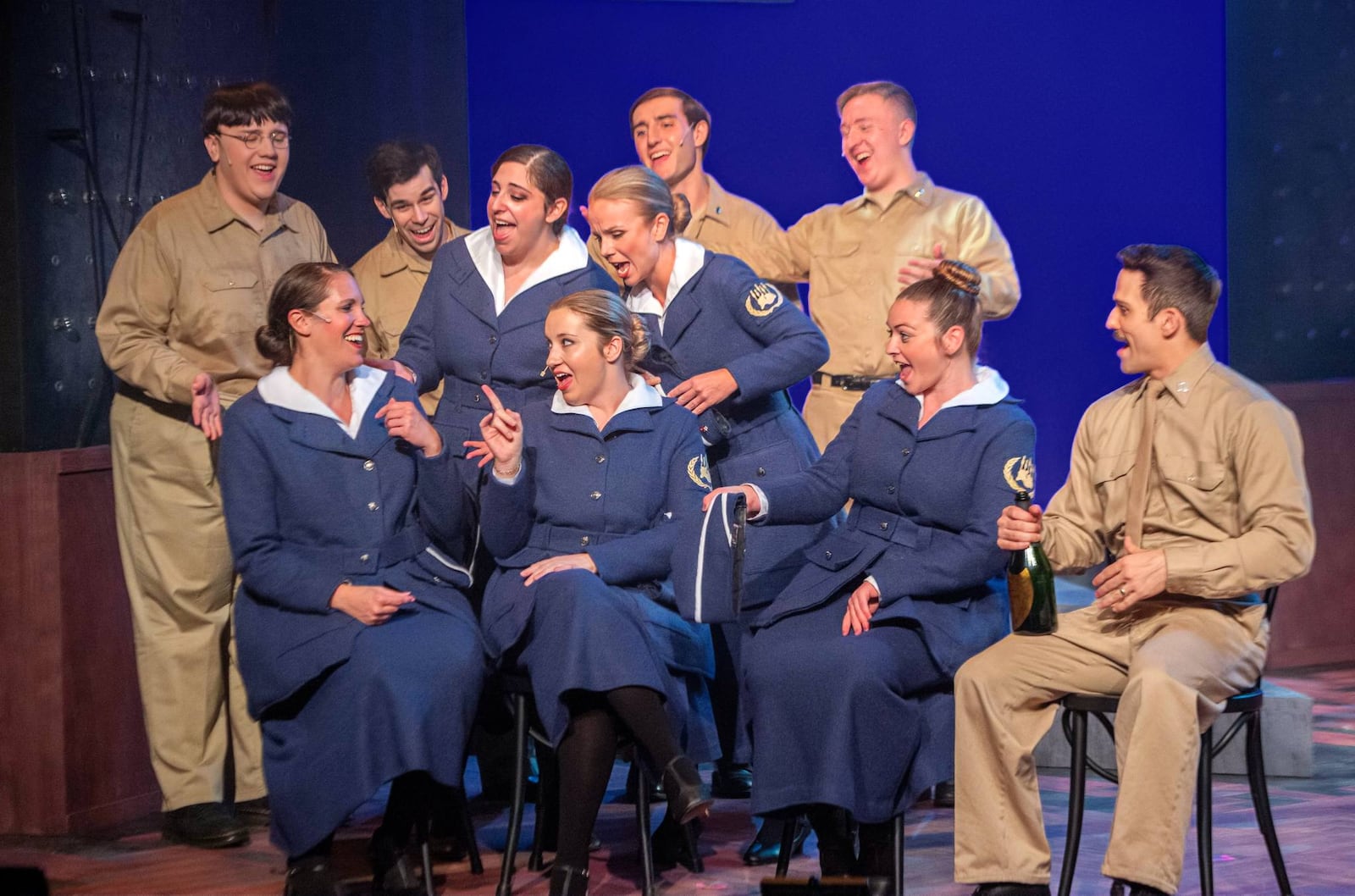 The cast of Beavercreek Community Theatre's production of "The Hello Girls." PHOTO BY ECCENTRIC PHOTOGRAPHY