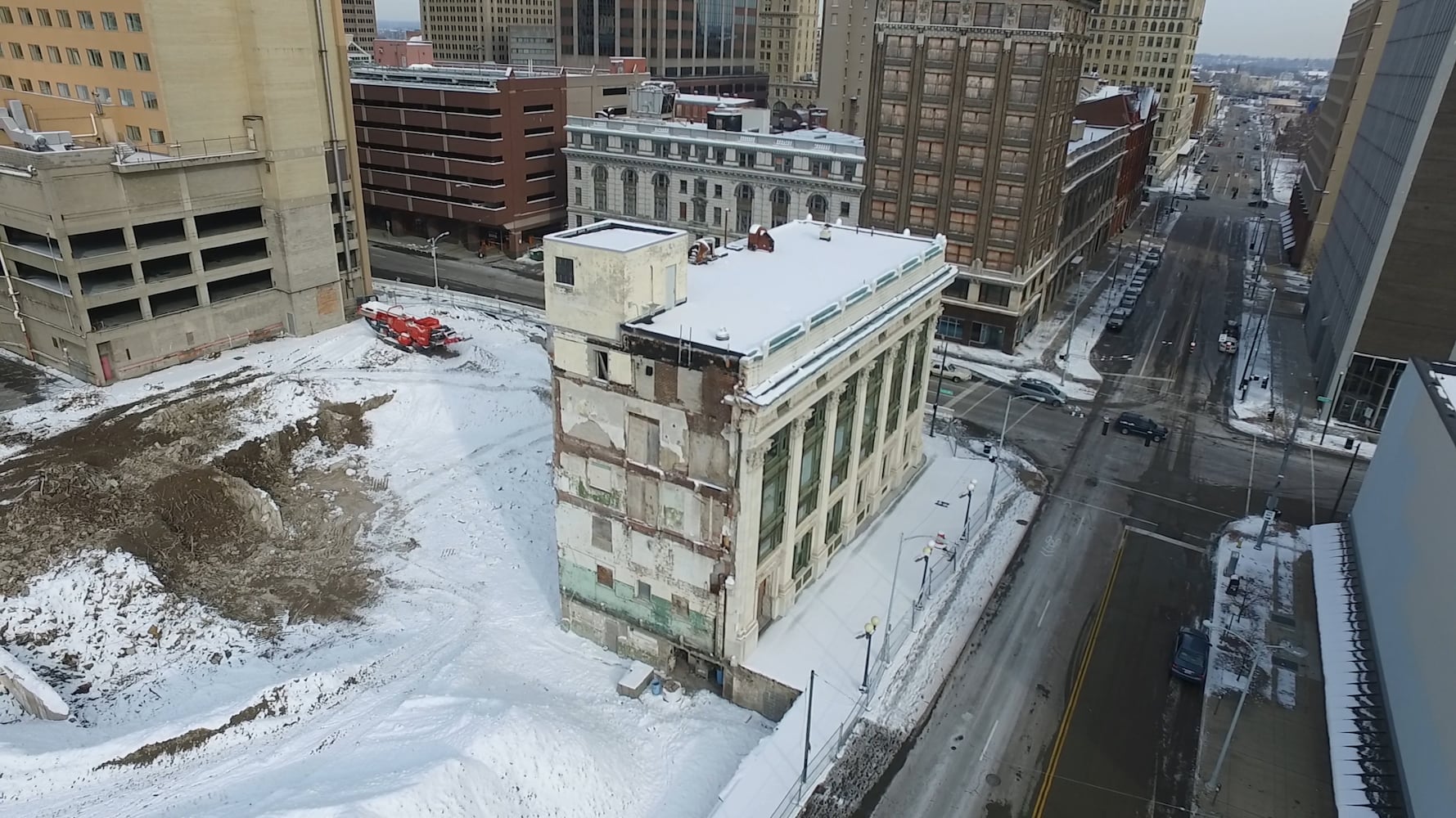 Dayton Daily News building newsroom archives