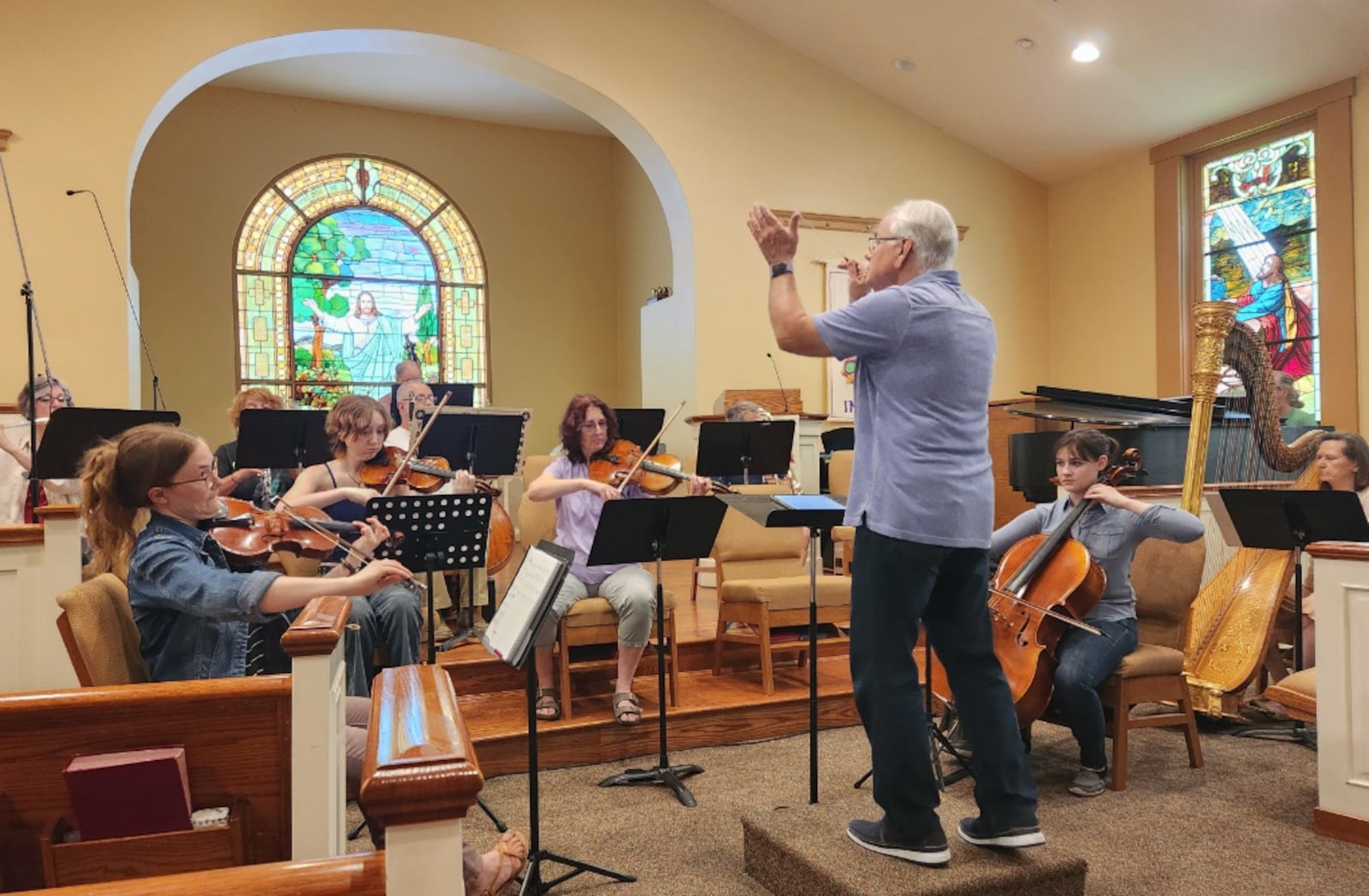 Composers of Ohio Collaborative Organization for Acoustic Music (COCOA Music) performed recently at David's United Church of Christ in Dayton. CONTRIBUTED