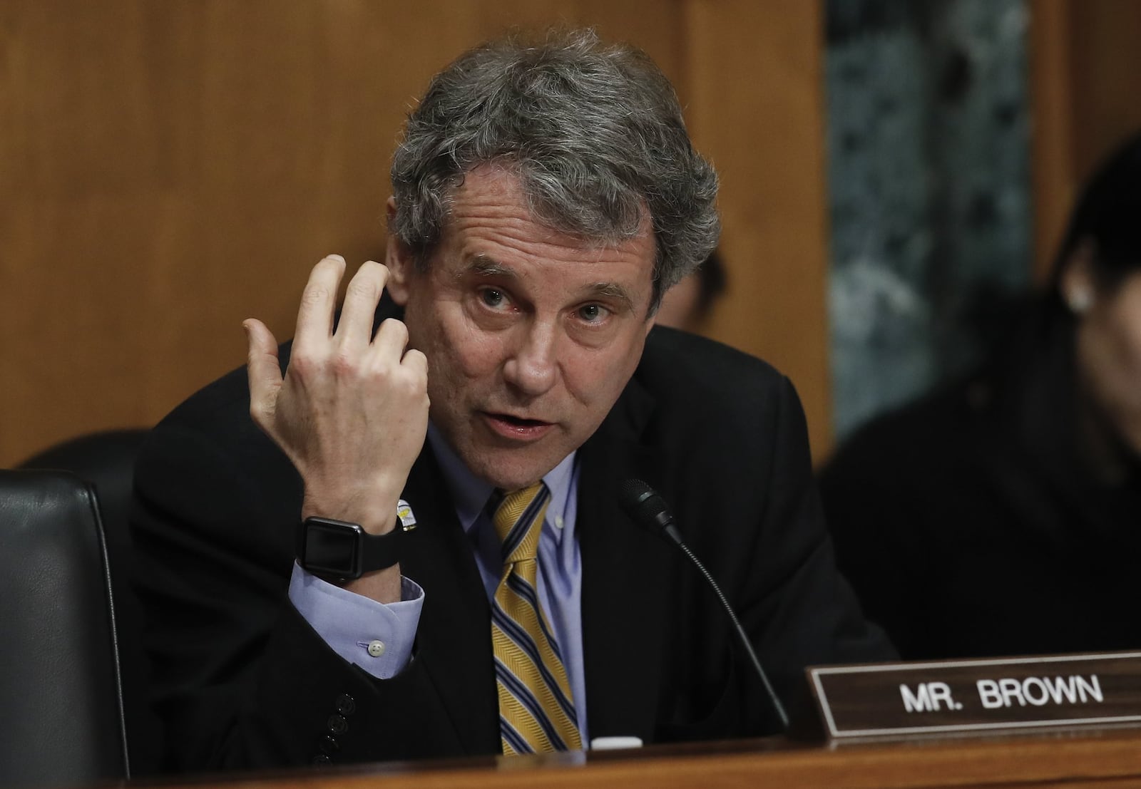 U.S. Sen. Sherrod Brown, D-Ohio, called President Donald Trump’s remarks about immigrants “disgusting and hateful.” (AP Photo/Carolyn Kaster)