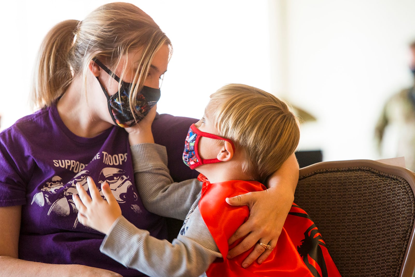 The Airman & Family Readiness Center hosts a “Little Heroes” celebration twice a year, in conjunction with Month of the Military Child in April and Military Family Appreciation Month in November. U.S. AIR FORCE PHOTO/JAIMA FOGG