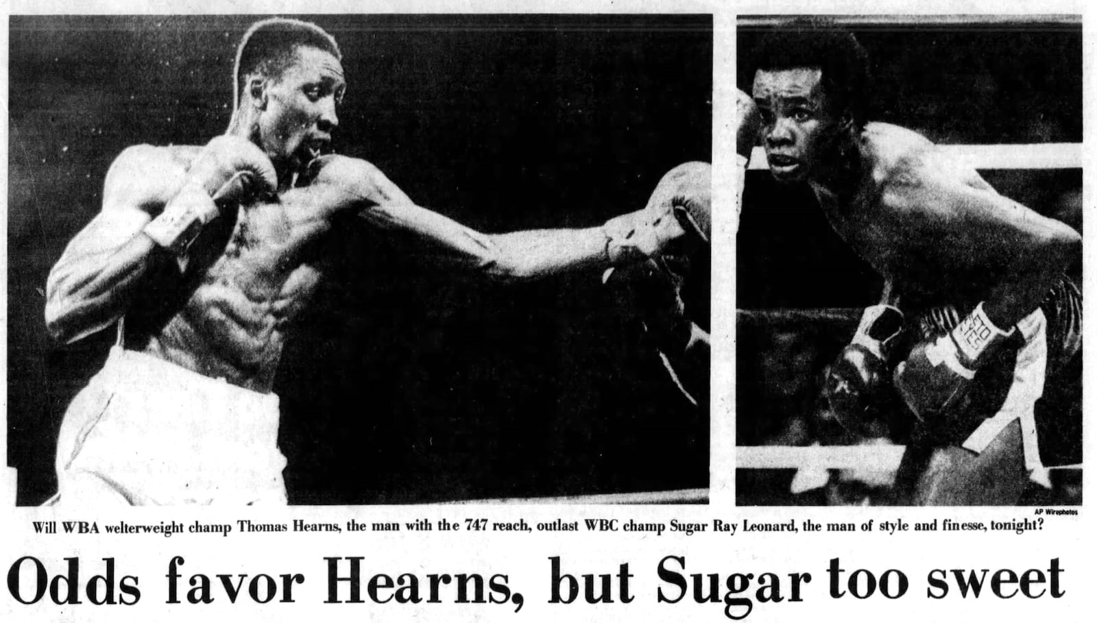 Sept. 17, 1981: Hara Arena crowd just loved Leonard vs. Hearns fight. DAYTON DAILY NEWS ARCHIVES