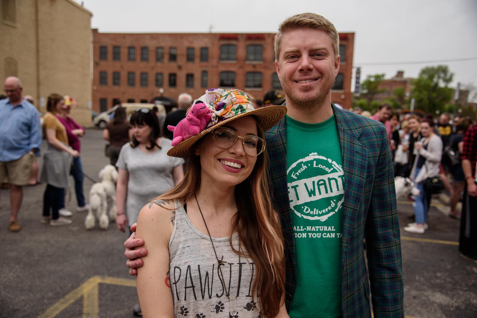 The Oregon District celebrated Kentucky Derby Day in Dayton on Saturday, May 5, 2018. The annual Derby Day Running of the Wieners race had its highest turnout in the three years since it's inception with 85 Dachshunds that competed. PHOTO / TOM GILLIAM PHOTOGRAPHY