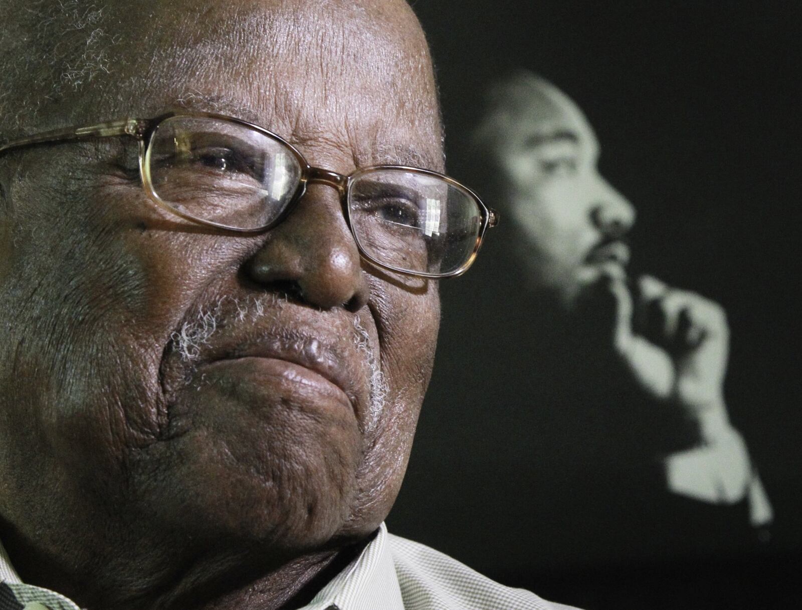 Jessie Gooding  talks about his experience attending the March on Washington for Jobs and Freedom in 1963. CHRIS STEWART / STAFF