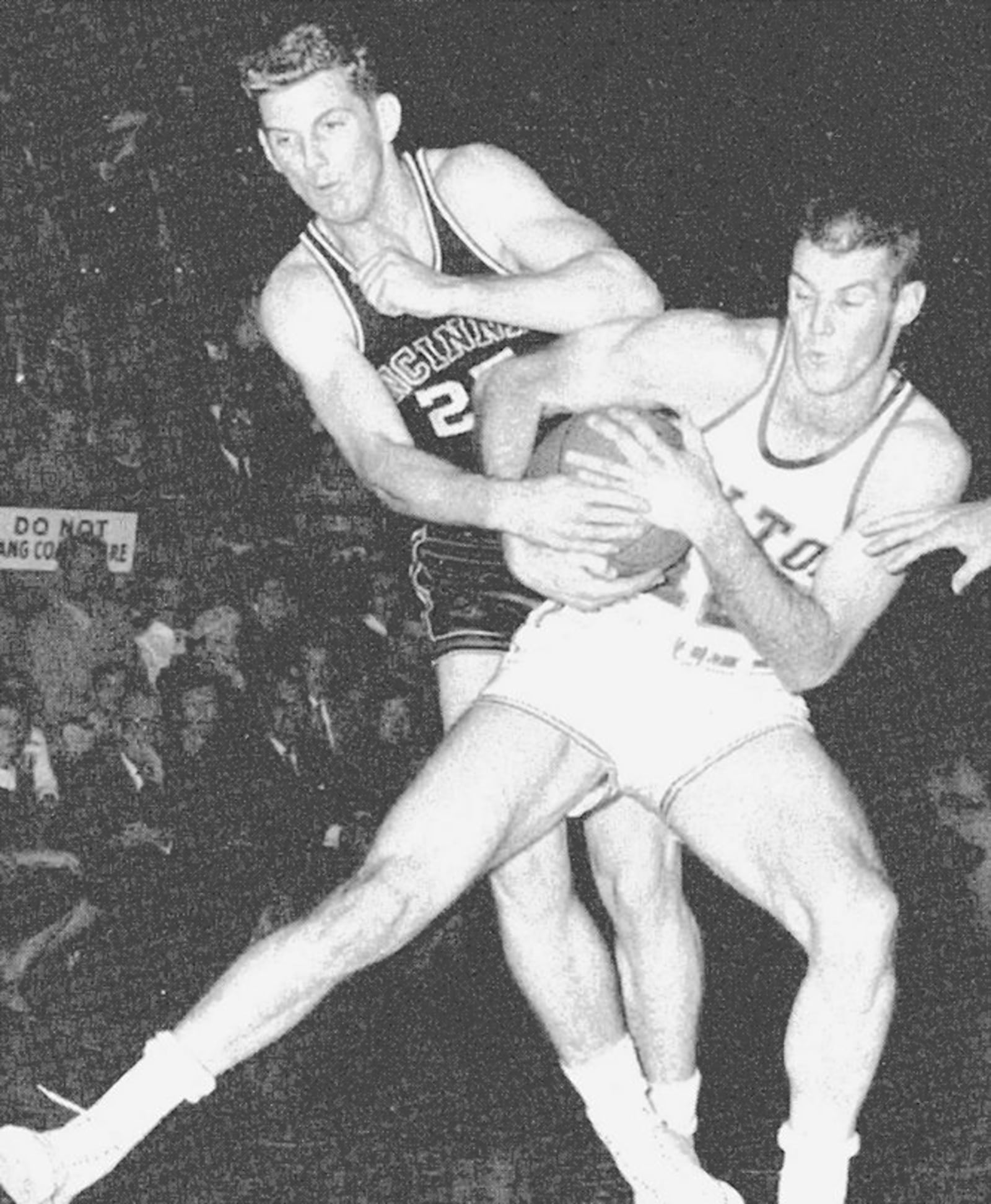 Bucky Bockhorn was standout player for the Flyers in the 1950s, even with his playing career being interrupted after his freshman season while he spent two years in military service. He’s part of the Flyers All Century team and is in both the UD Hall of Fane and the Ohio Basketball Hall of Fame. After UD, he played in the NBA for seven seasons, all with the Cincinnati Royals where he was the take-no-guff backcourt mate of Oscar Robertson. Contributed photo by University of Dayton