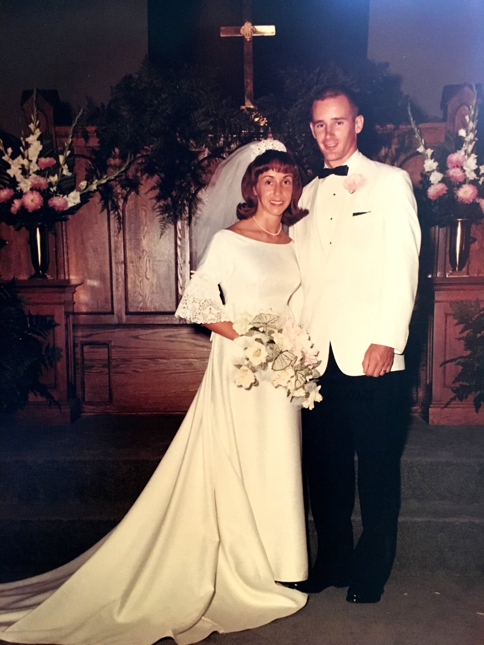 Jean and Milt Plunkett on their wedding day in August of 1966. CONTRIBUTED