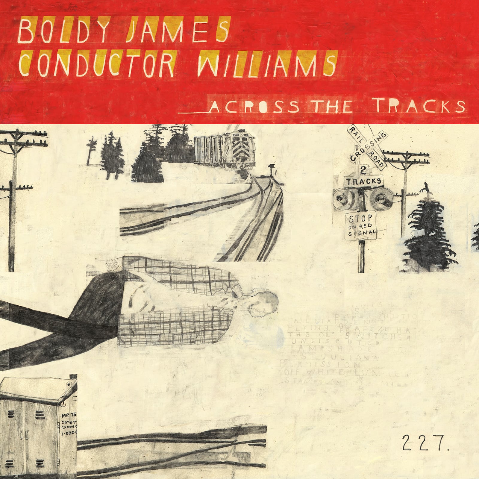 This image released by Near Mint shows album art for “Across the Tracks” by Boldy James & Conductor Williams. (Near Mint via AP)