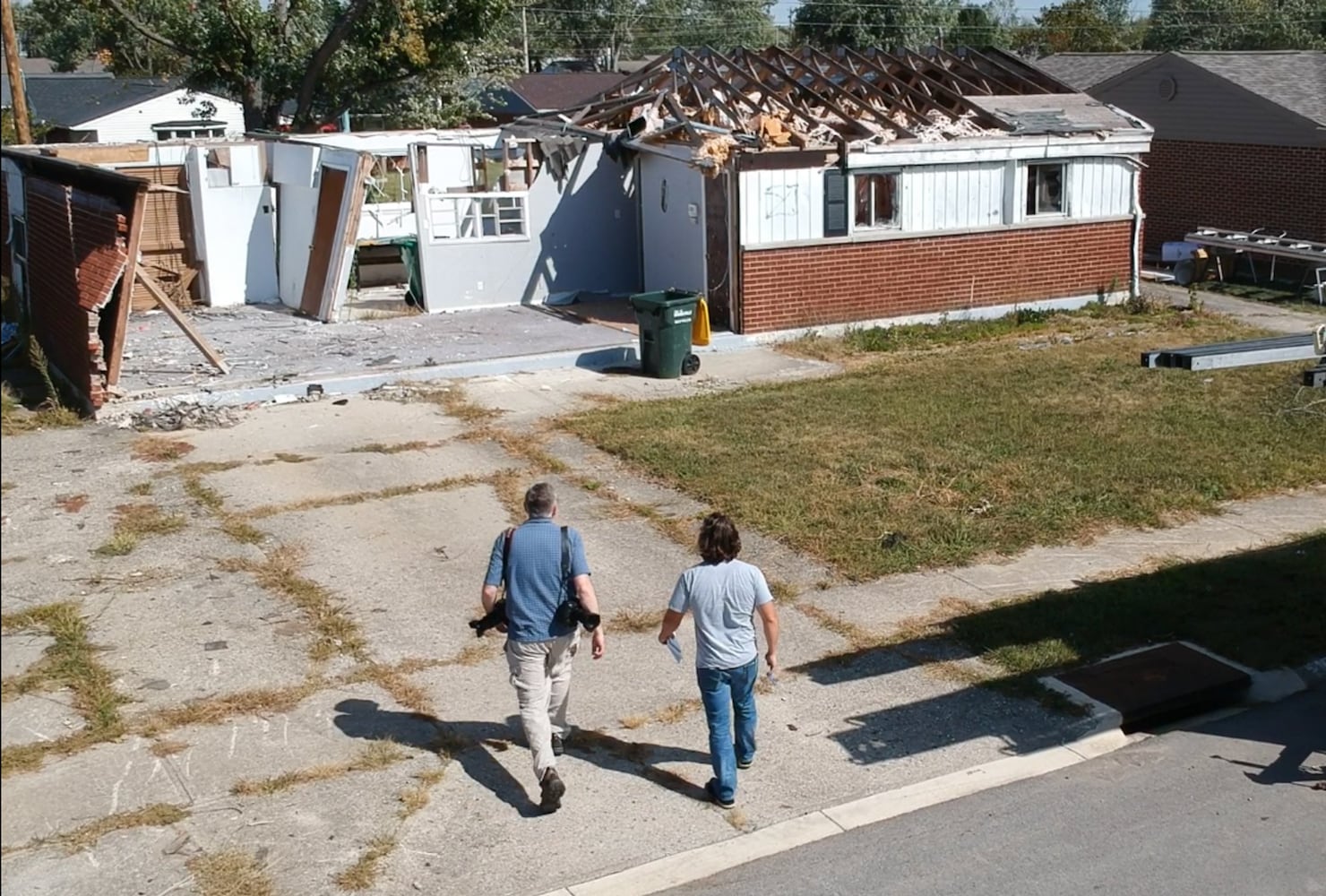 PHOTOS: Walking the path of the tornado — touchdown near Brookville