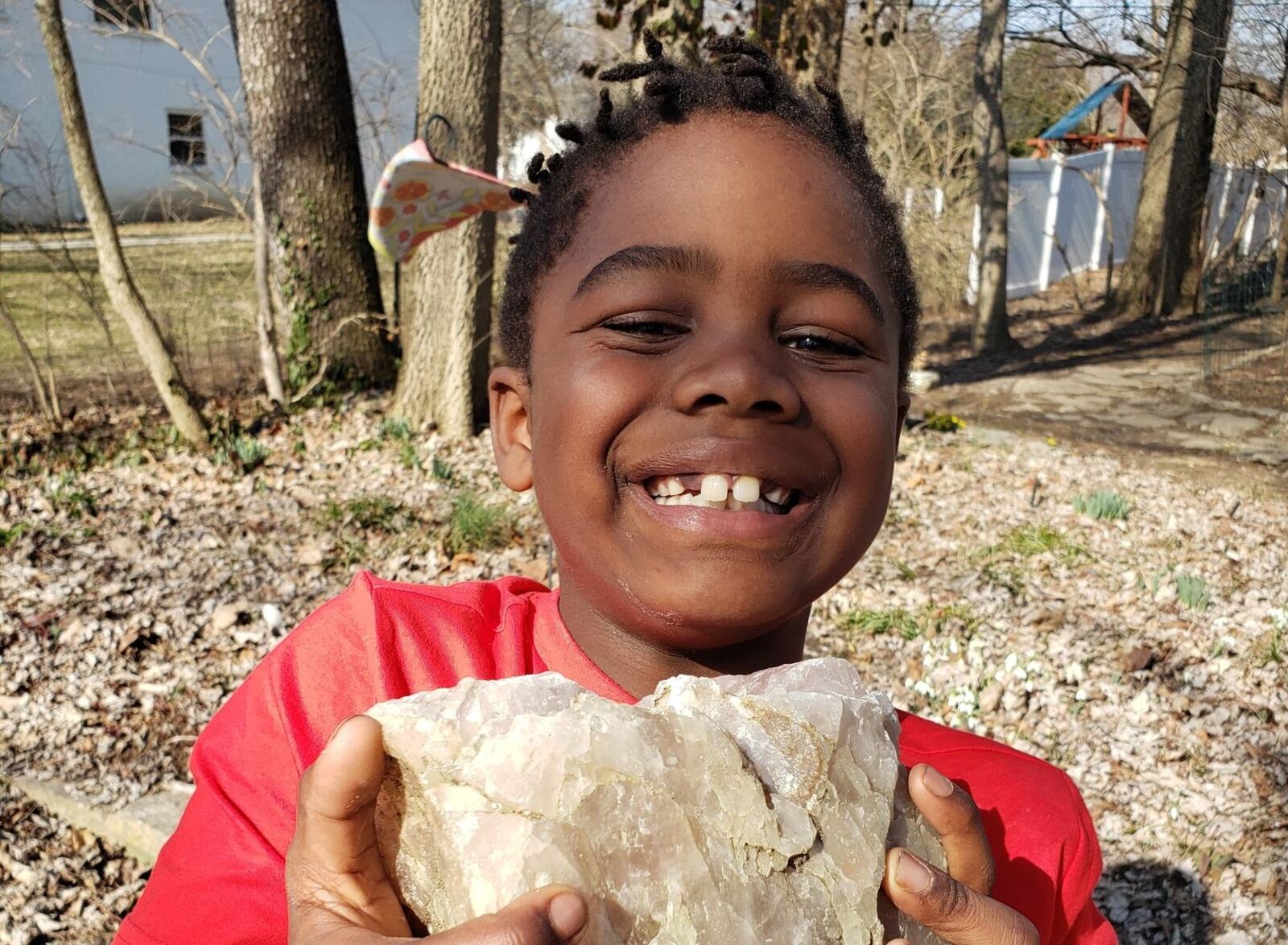 Seven-year-old Jack Hoos of Beavercreek is facing a serious surgery soon, and his mother is seeking rocks to place in his hospital room to help her son, who has been fascinated with rocks throughout his young life, in his recovery. CONTRIBUTED