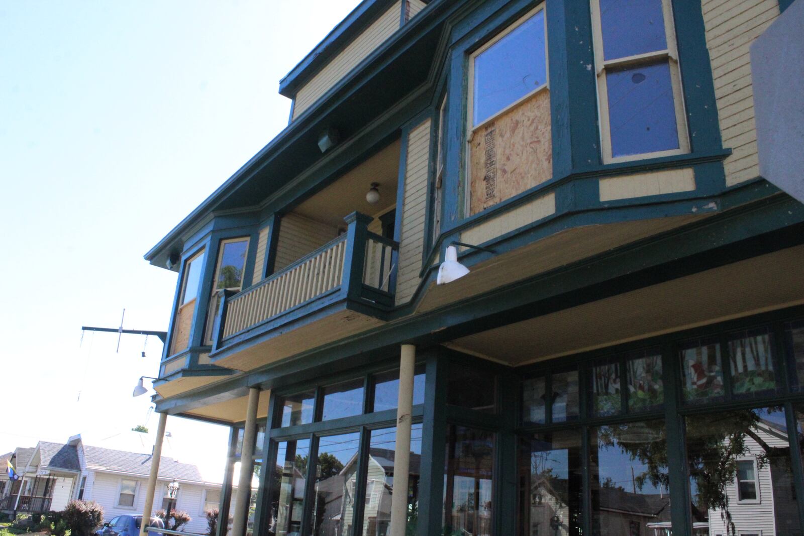 In its time, the Amber Rose Restaurant building has withstood the 1913 Flood and a fire in 1989 right before what is now the Amber Rose was set to open.   Now it has survived a tornado. The Valley Street restaurant still show scars from the Memorial Day tornadoes, but it the owner says the business is ready to reopen Wednesday, June 12. Photo: Amelia Robinson