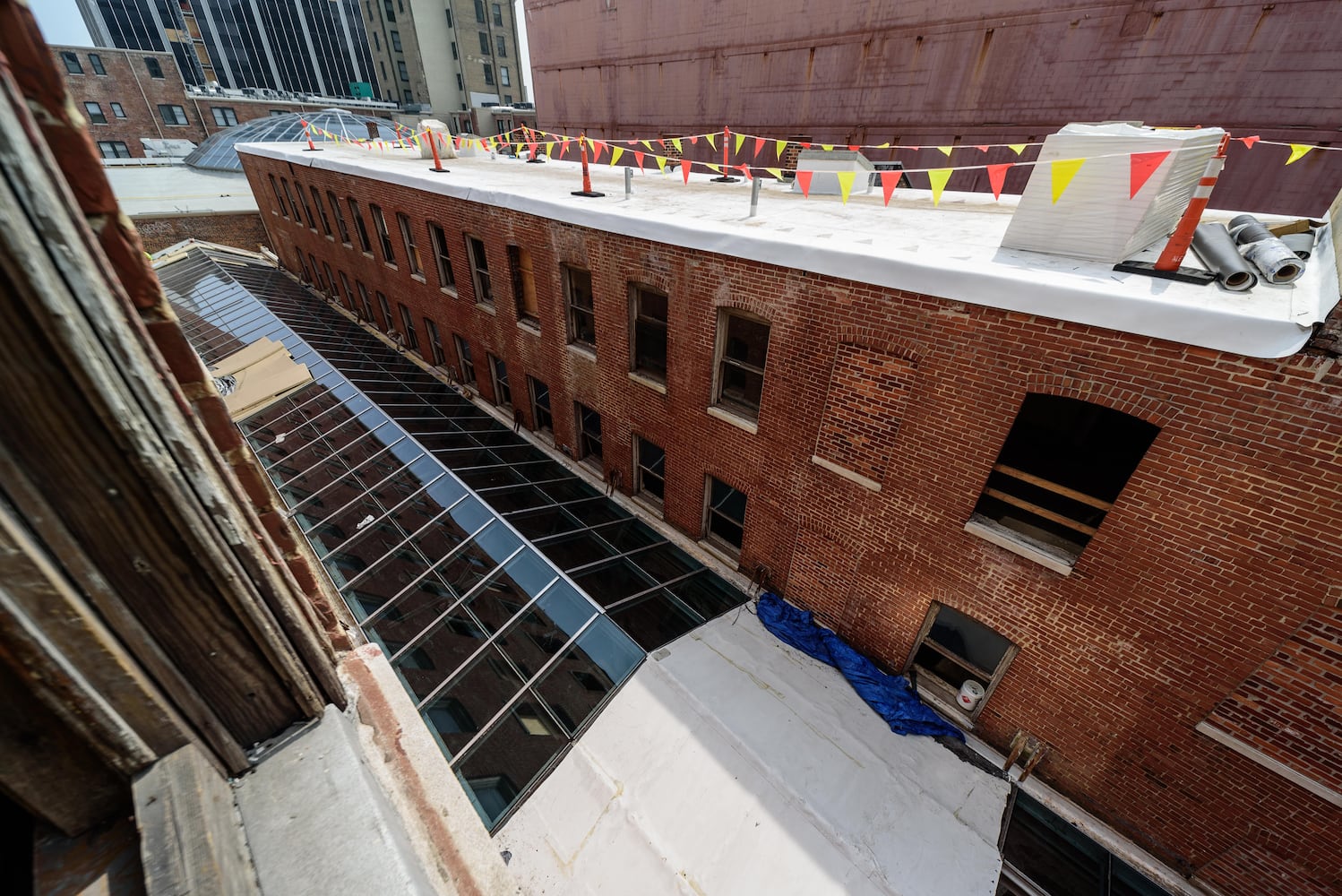 PHOTOS: A look at Phase 2 construction progress of the Dayton Arcade's North Arcade