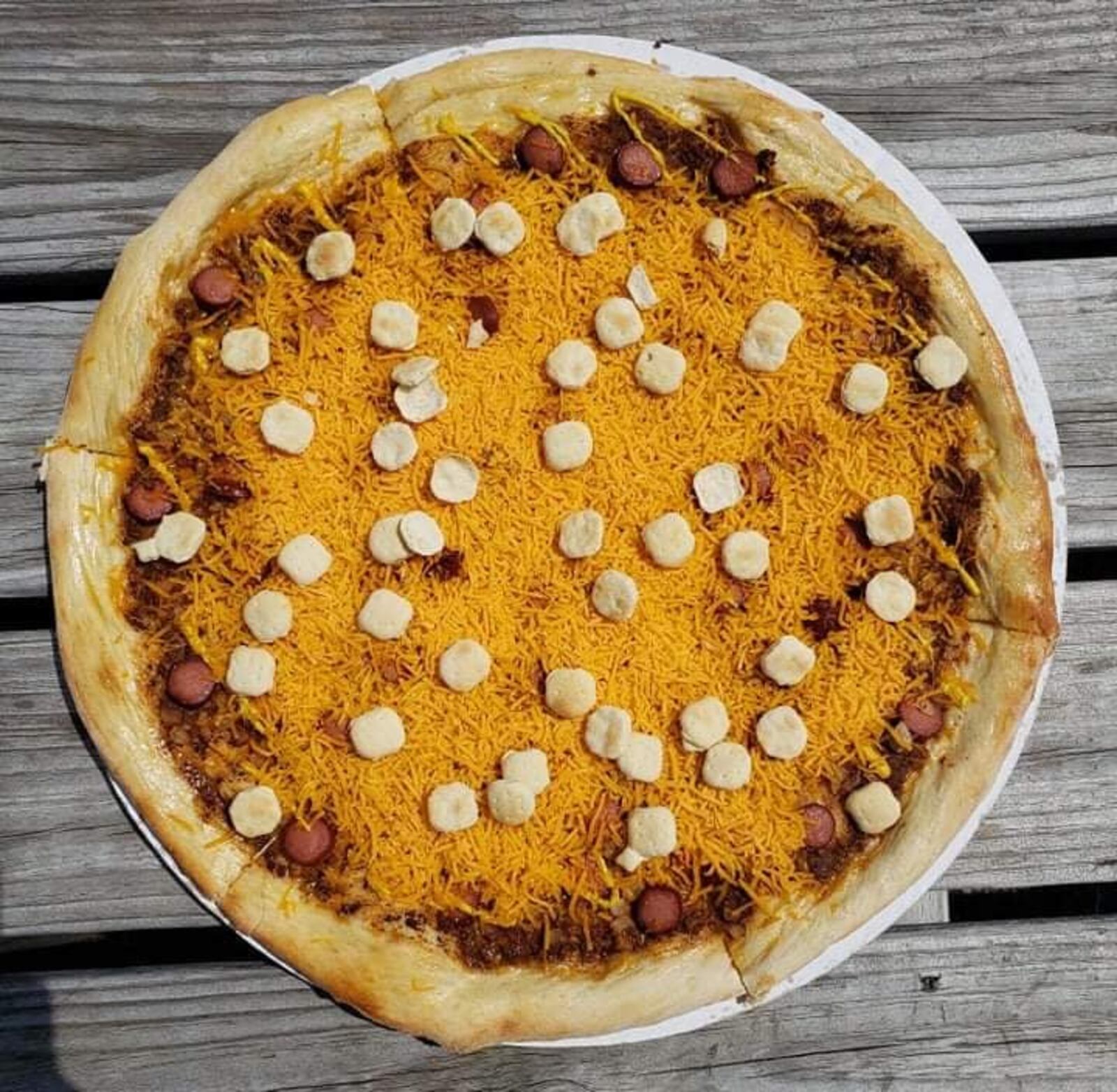 Pizza Bandits Cincinnati Chili Pie by Chef James Burton