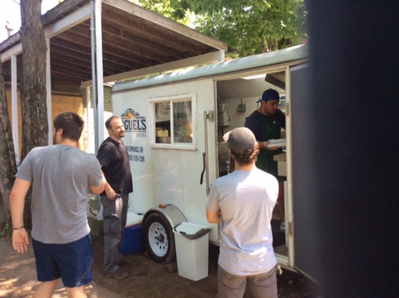 Miguel’s Tacos is serving in downtown Yellow Springs Thursday through Sunday! Look for them behind Ye Olde Trail Tavern. MARK FISHER/STAFF