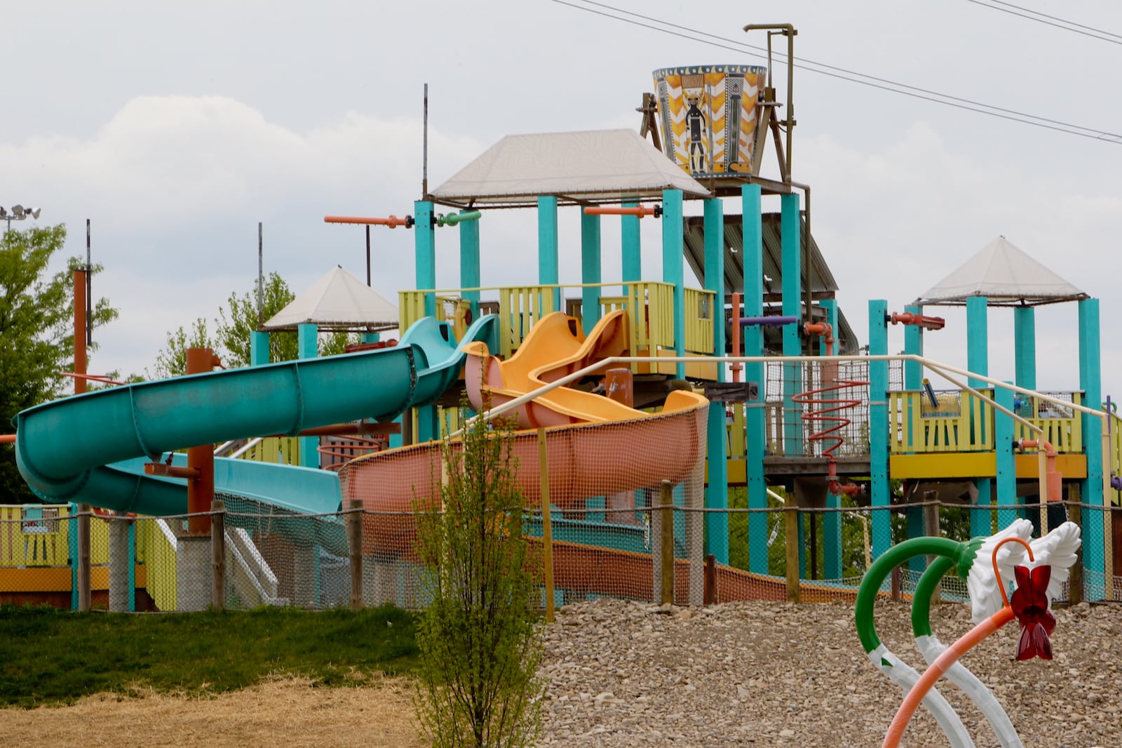 Kingâ€™s Island is in the process of putting on the finishing touches to Soak City, (formerly Boomerang Bay),Tuesday,  April 17, 2012. Staff photo by Greg Lynch