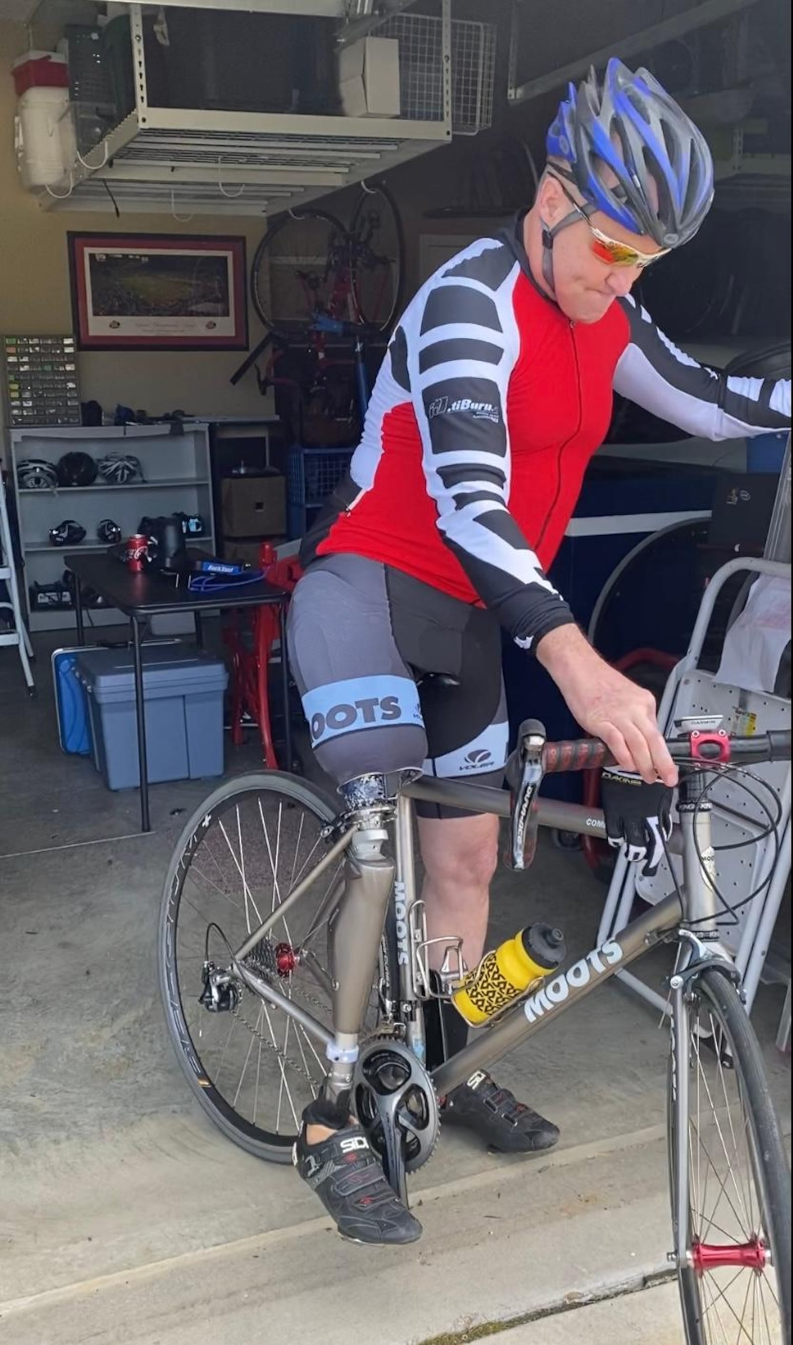 Dr. Paul Colavincenzo taking his bike out for a workout. CONTRIBUTED