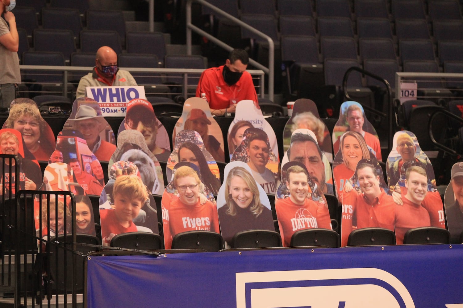 Photos: Dayton Flyers fan cutouts at UD Arena