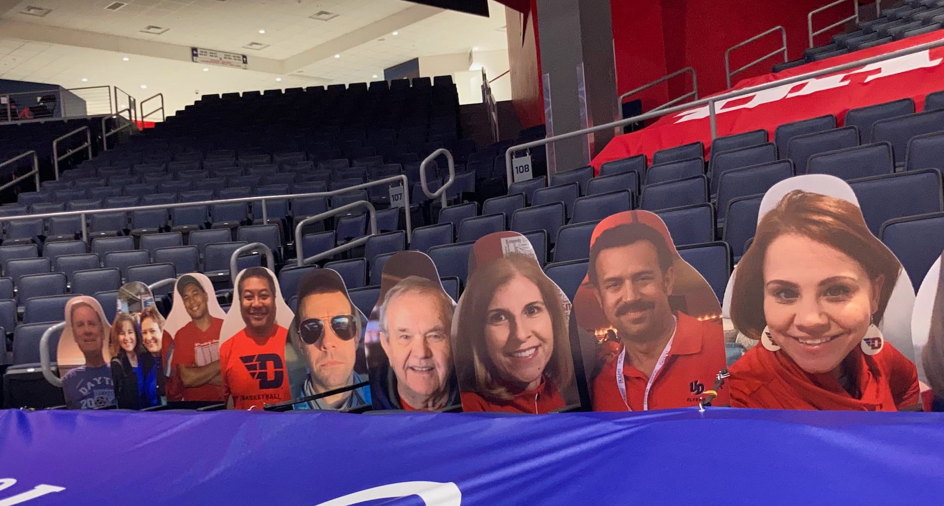 Photos: Dayton Flyers fan cutouts at UD Arena