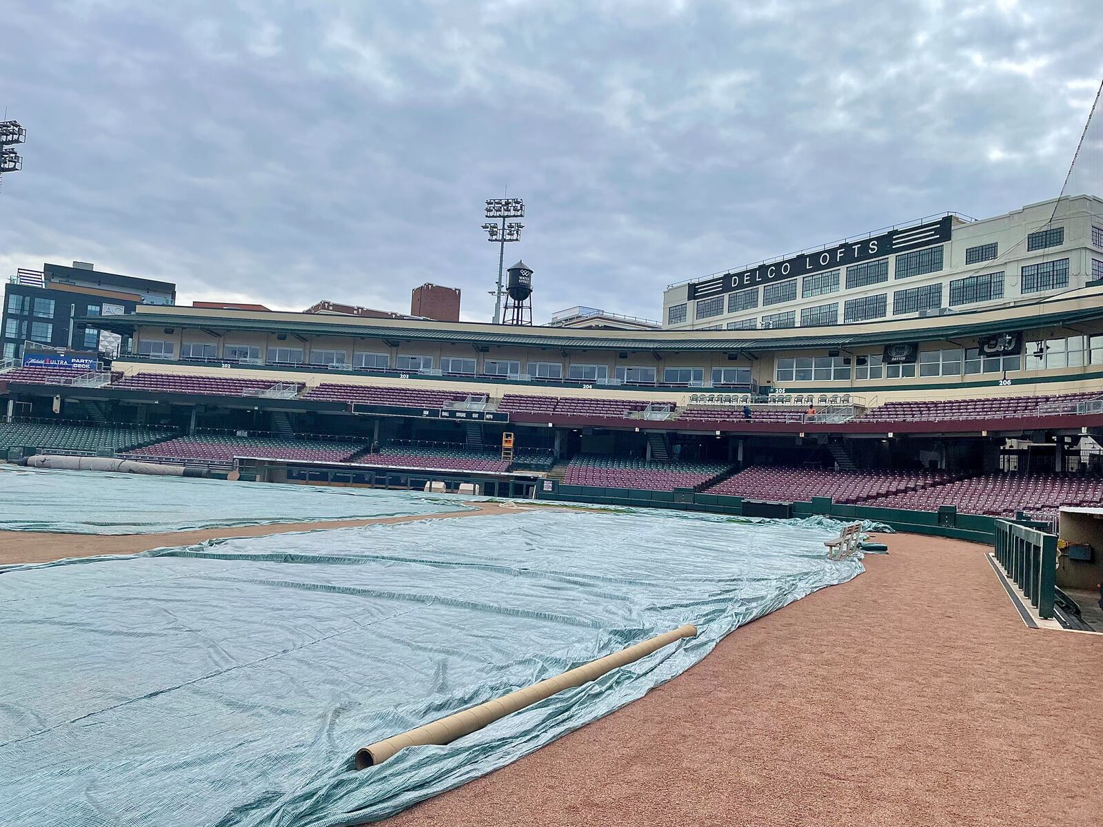 Day Air Ballpark is seeing lots of improvements ahead of opening day for the Dayton Dragons. NATALIE JONES/STAFF