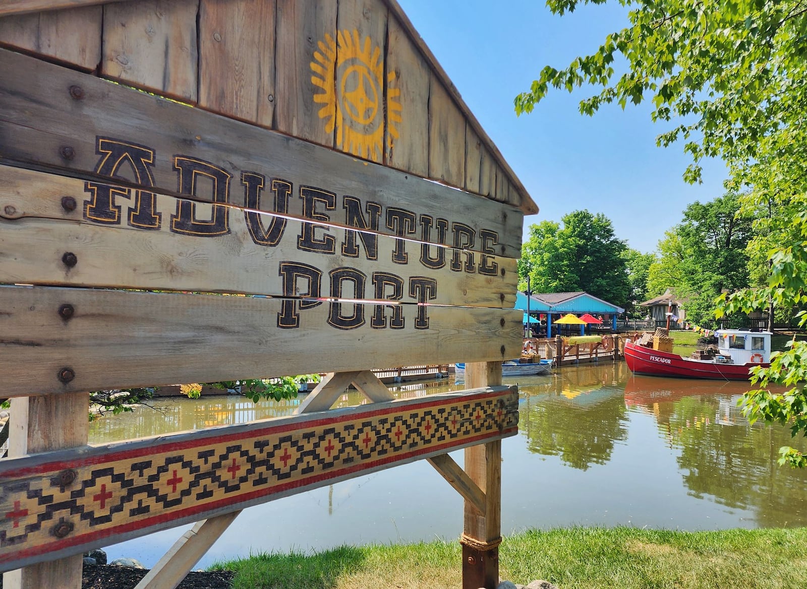 Kings Island visitors got to experience the newest themed area "Adventure Port" before the official opening day Friday, June 9, 2023 in Mason. The area features Enrique's Restaurant and Mercados Patio Bar, Adventure Express coaster and two new rides, Sol Spin and Cargo Loco. NICK GRAHAM/STAFF