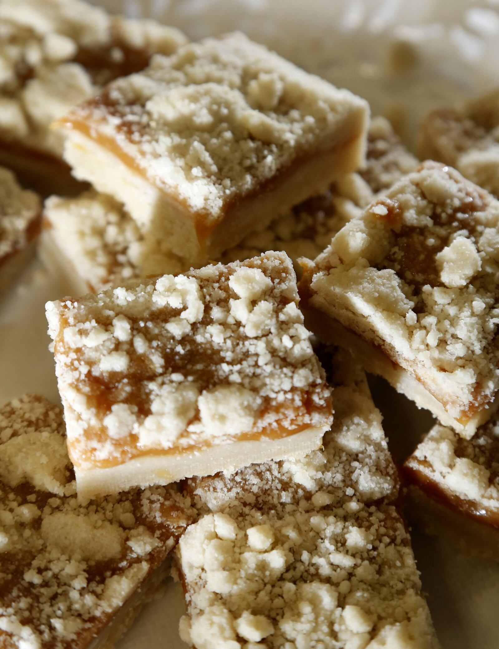 THIRD PLACE: Salted Caramel Butter Bars by Geni Thurin of Dayton. LISA POWELL/STAFF