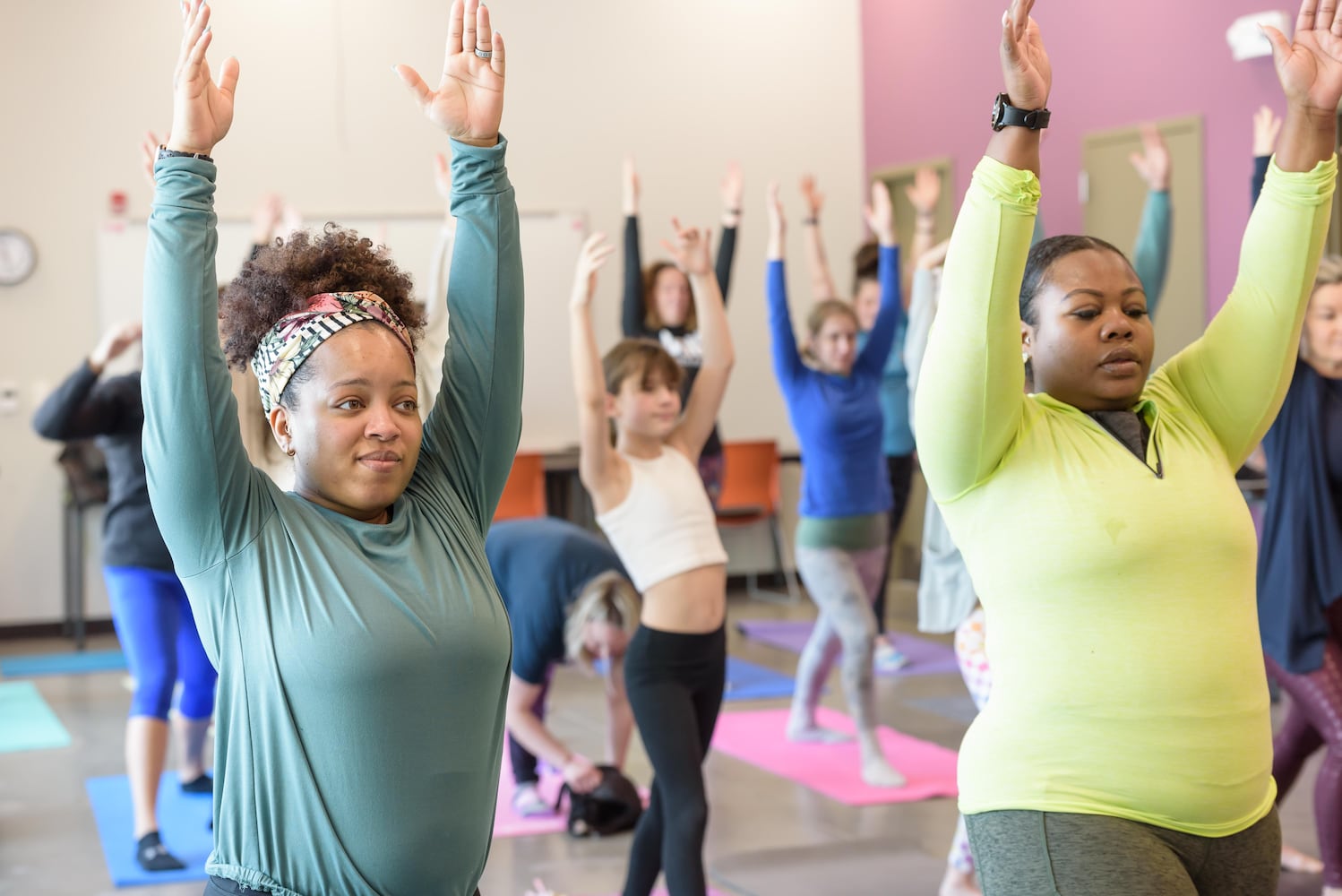 PHOTOS: Puppy Yoga at SICSA Pet Adoption and Wellness Center