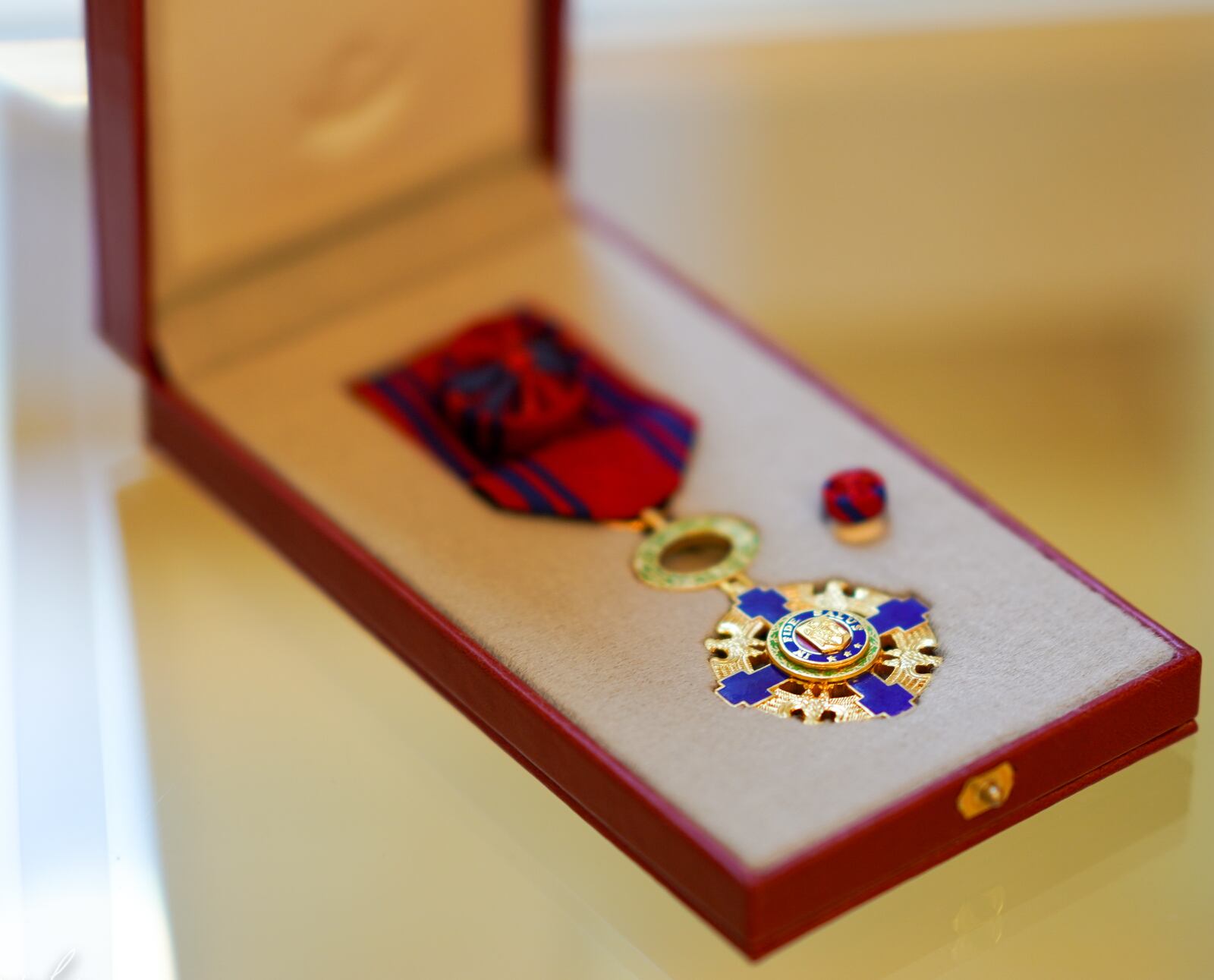 The Order of the Star of Romania, that nation's highest honor, was presented to former Congressman and Ambassador Tony Hall of Dayton on Wednesday, July 13, 2022, in Washington, D.C.  Contributed photo by Lucy Jo Photography