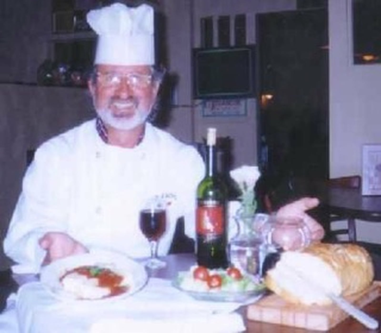 Franco Germano in the kitchen of his restaurant on East Fifth Street. CONTRIBUTED