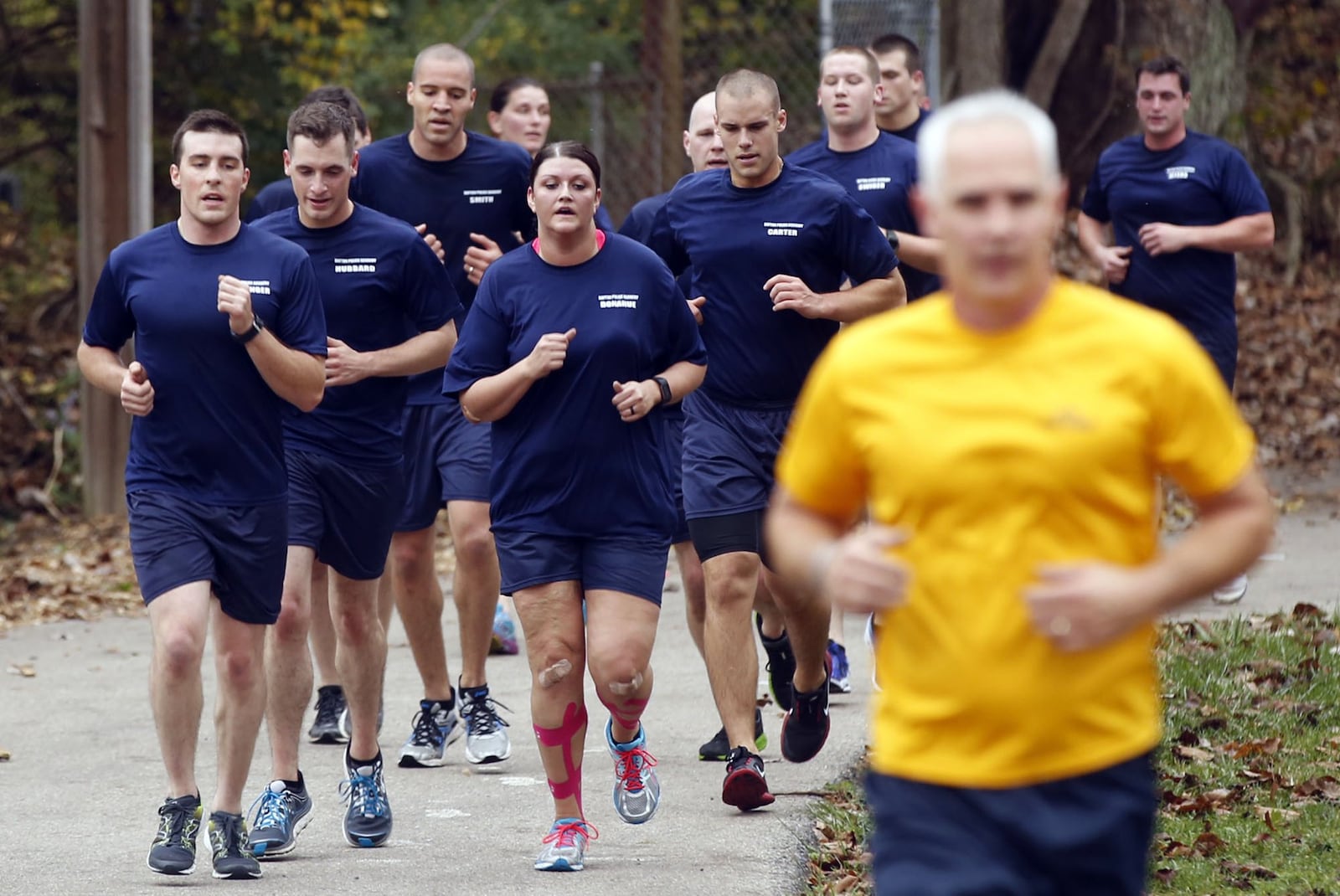 Recruits at the Dayton Police Academy will go through 30 hours of “Stops and Approaches” training before they graduate in April. Problems during traffic stops are rare, but police are trained to treat every stop the same. “Most of the time it’s nothing. Maybe it’s a wrestling match or a benign encounter, but they know the threat is real,” said Lt. David Matthews, the academy’s commander. TY GREENLEES / STAFF