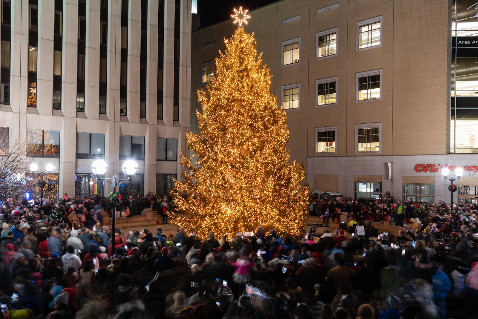 The 50th Annual Dayton Holiday Festival featuring the Grande Illumination and Dayton Children’s Parade Spectacular in Lights was held in downtown Dayton on Friday, Nov. 25, 2022. TOM GILLIAM / CONTRIBUTING PHOTOGRAPHER