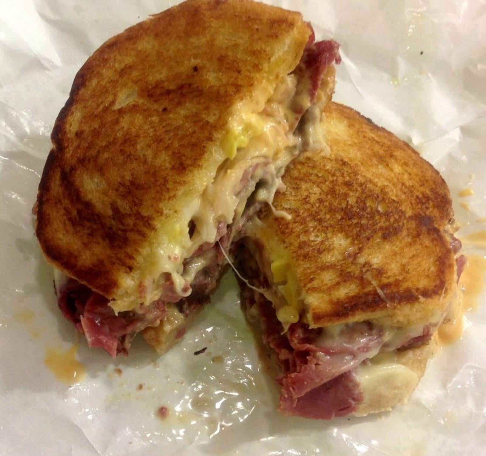 “The Champ,” a sandwich served at Canal Street Arcade and Deli, located at 308 E. 1st St., Dayton. Photo by AMELIA ROBINSON/STAFF