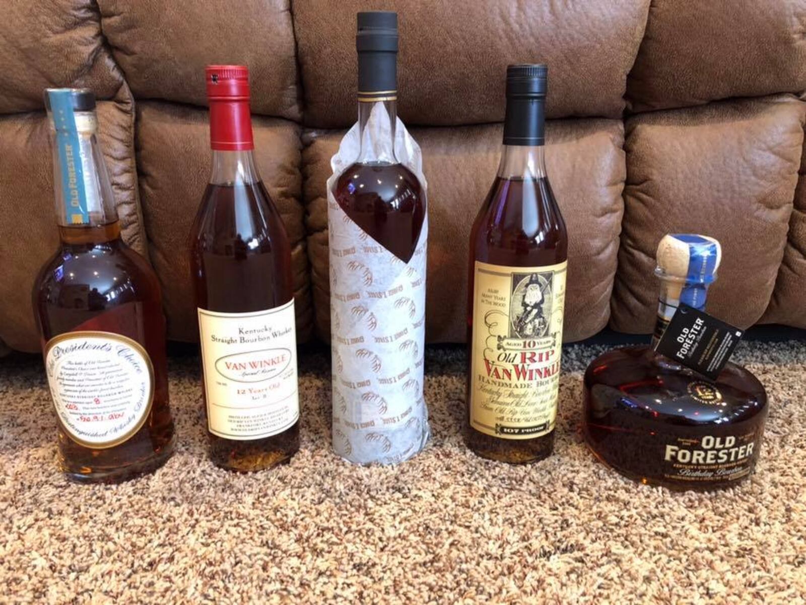 Some of the items up for auction at the 2019 Winter Bourbon Bash & Brew. (Source: Facebook)