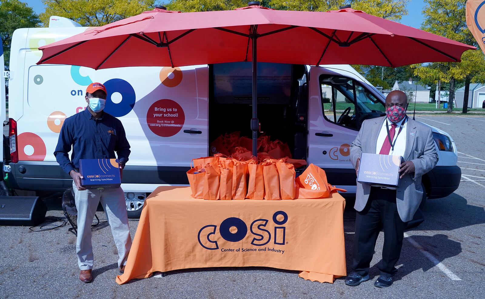                                Families will be able to drive through and pick up a free COSI Learning Lunchbox Wednesday, Oct. 14 from 4 p.m. – 6 p.m. at the Dayton Southwest Library Branch, 21 Watervliet Ave. CONTRIBUTED