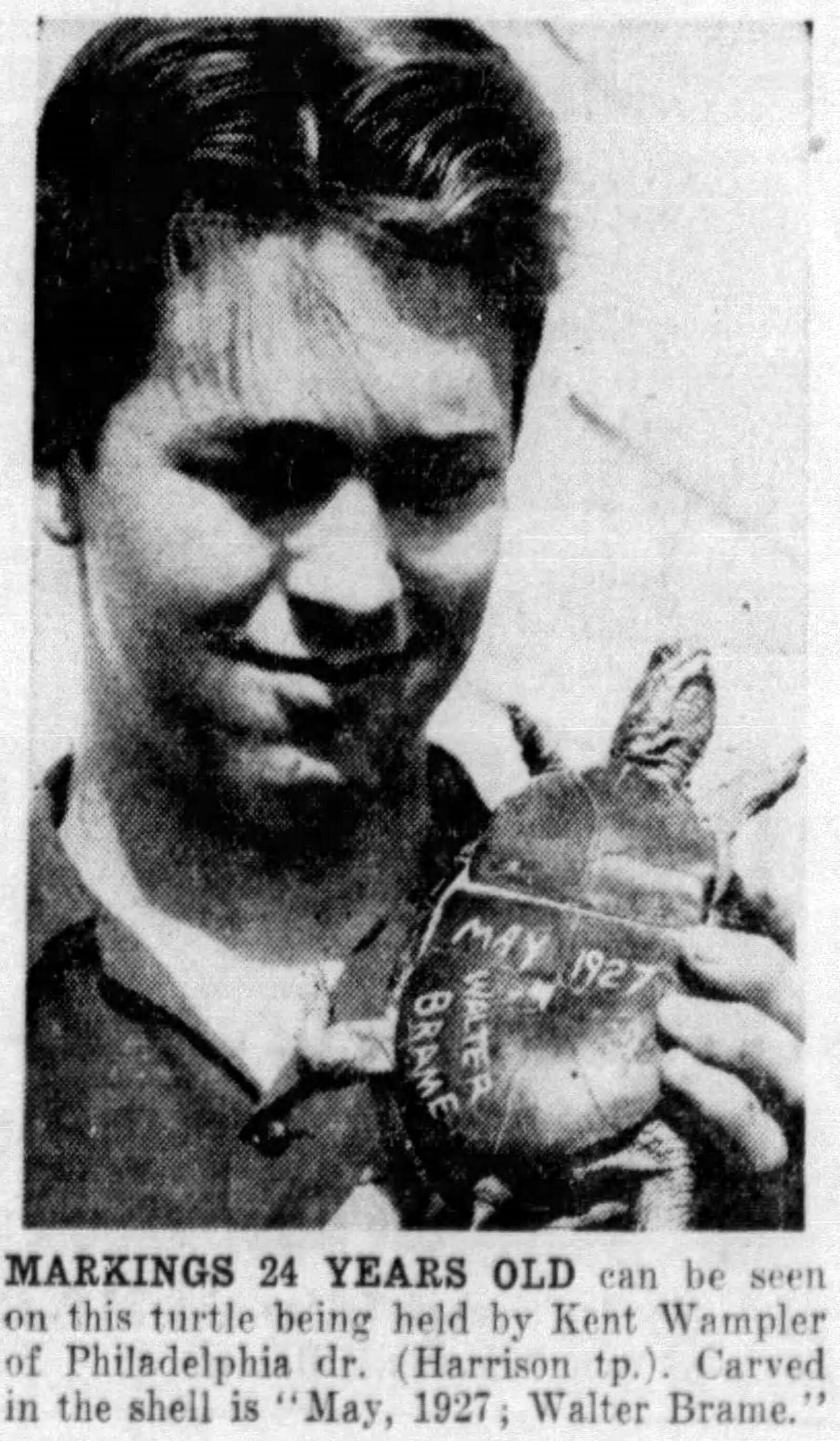 May 6, 1951: Old slow poke never left home. DAYTON DAILY NEWS ARCHIVES