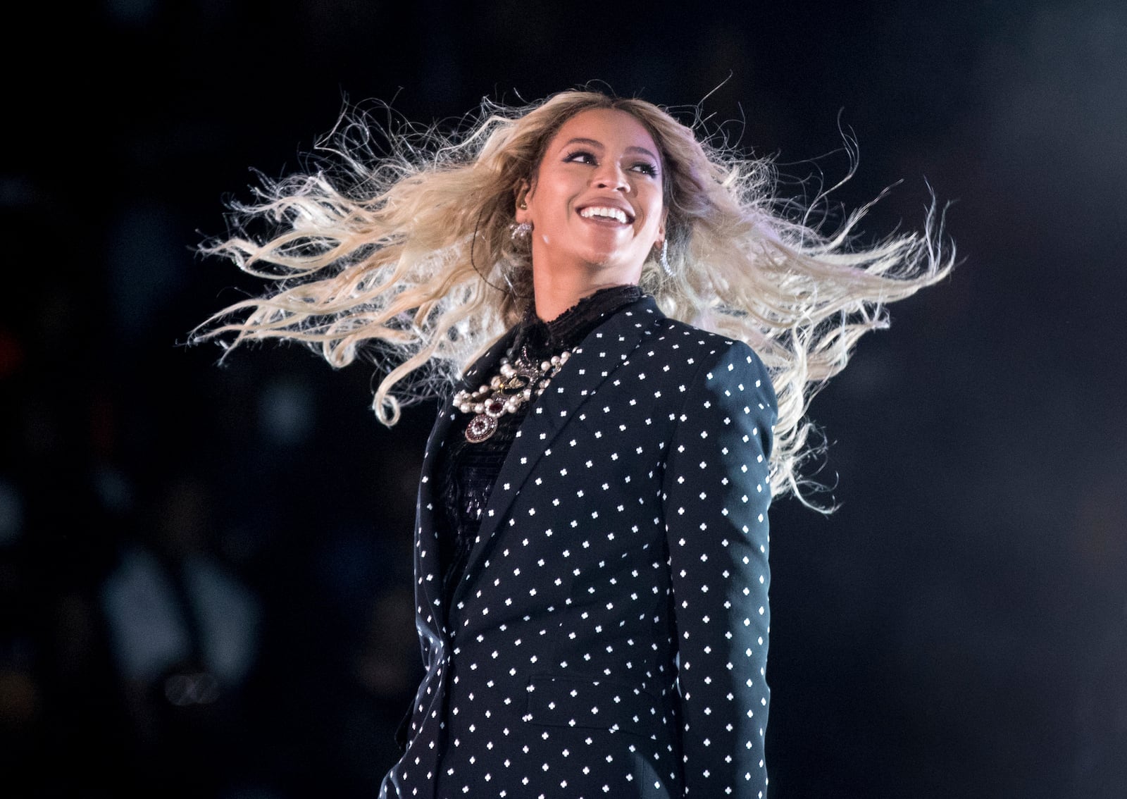 FILE - In this Nov. 4, 2016 file photo, Beyonce performs at a Get Out the Vote concert for Democratic presidential candidate Hillary Clinton in Cleveland. The pop star is the leader of the 2017 Grammys with nine nominations, including bids for album of the year with Lemonade, and song and record of the year with Formation, announced Tuesday, Dec. 6. The singer, who already has 20 Grammys, is also the first artist to earn nominations in the pop, rock, R&B and rap categories in the same year. (AP Photo/Andrew Harnik, File)