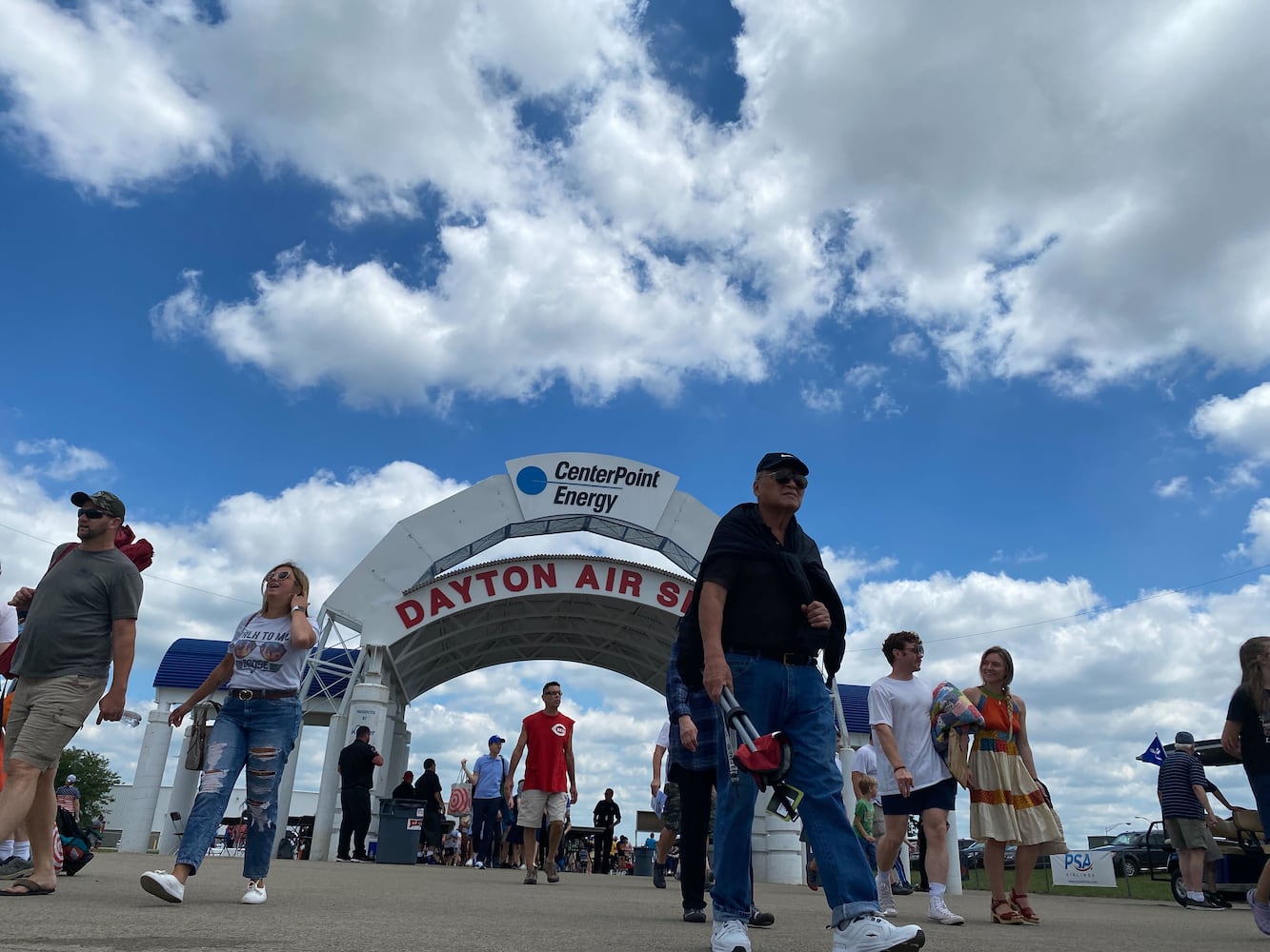 Dayton Air Show Sunday scenes