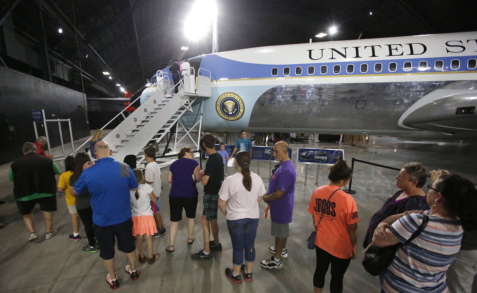 The Boeing 707 jetliner known best as “JFK’s Air Force One” will be closed temporarily beginning Monday for restoration work. TY GREENLEES / STAFF