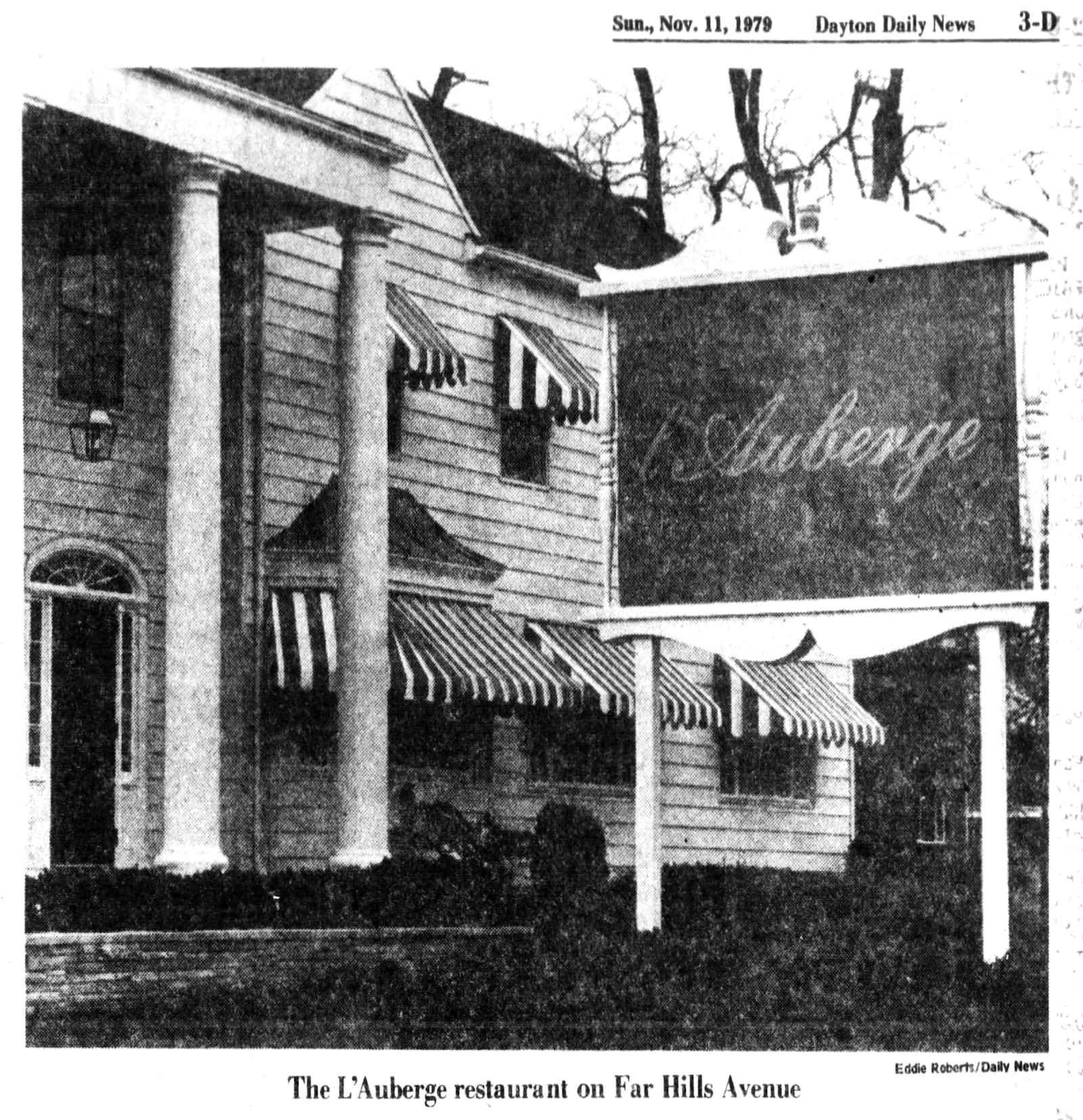 Nov. 11, 1979: Brand new L'Auberge can make Cincy restaurants take notice. DAYTON DAILY NEWS ARCHIVES