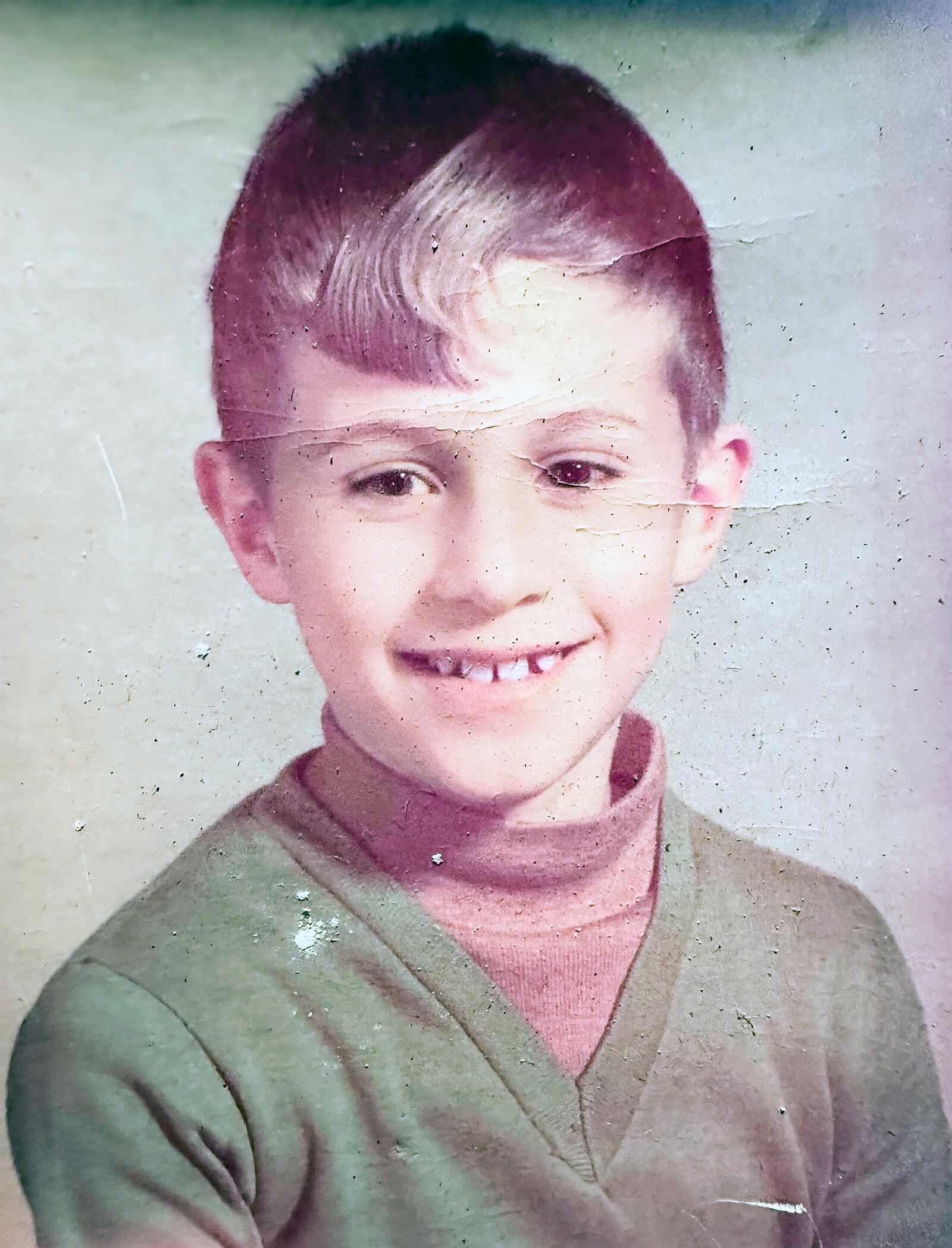 Chris McConnell in first grade in Mechanicsburg, Ohio, where he grew up.