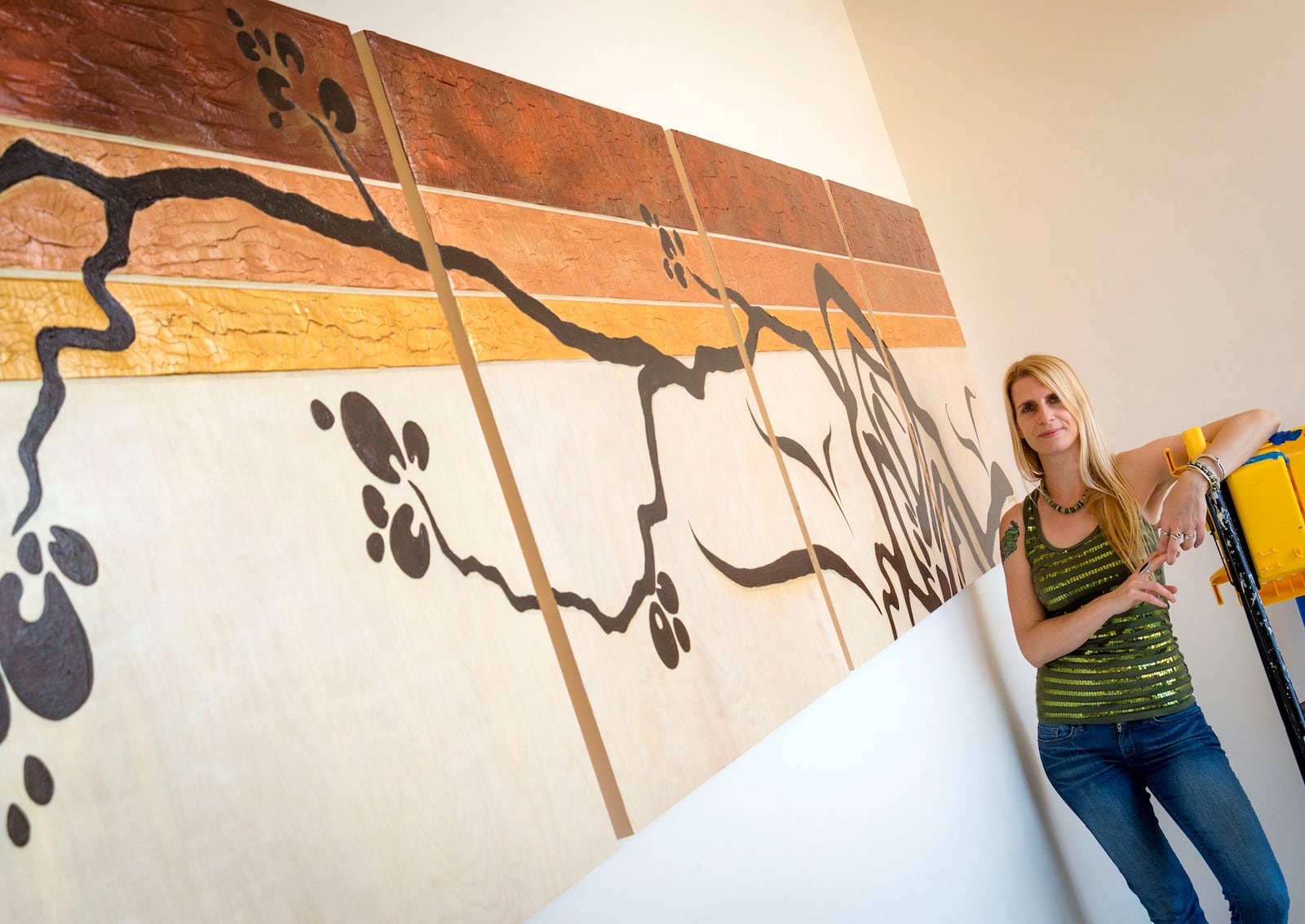 Amy Kollar Anderson is a Dayton artist. PHOTO BY ANDY SNOW