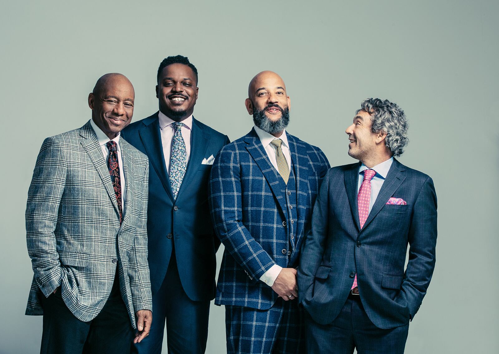 Dayton Live presents the Branford Marsalis Quartet, (left to right) Marsalis, Justin Faulkner, Eric Revis and Joey Calderazzo, in concert at Victoria Theatre in Dayton on Saturday, March 18.