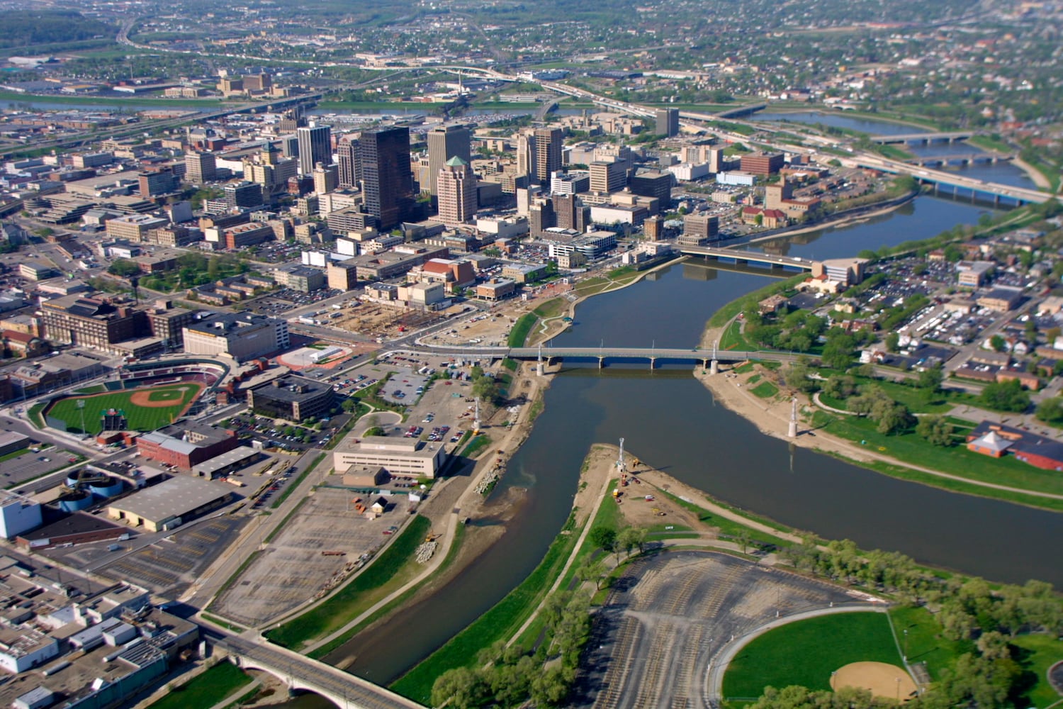 Dayton aerial archive highlights Miami Valley