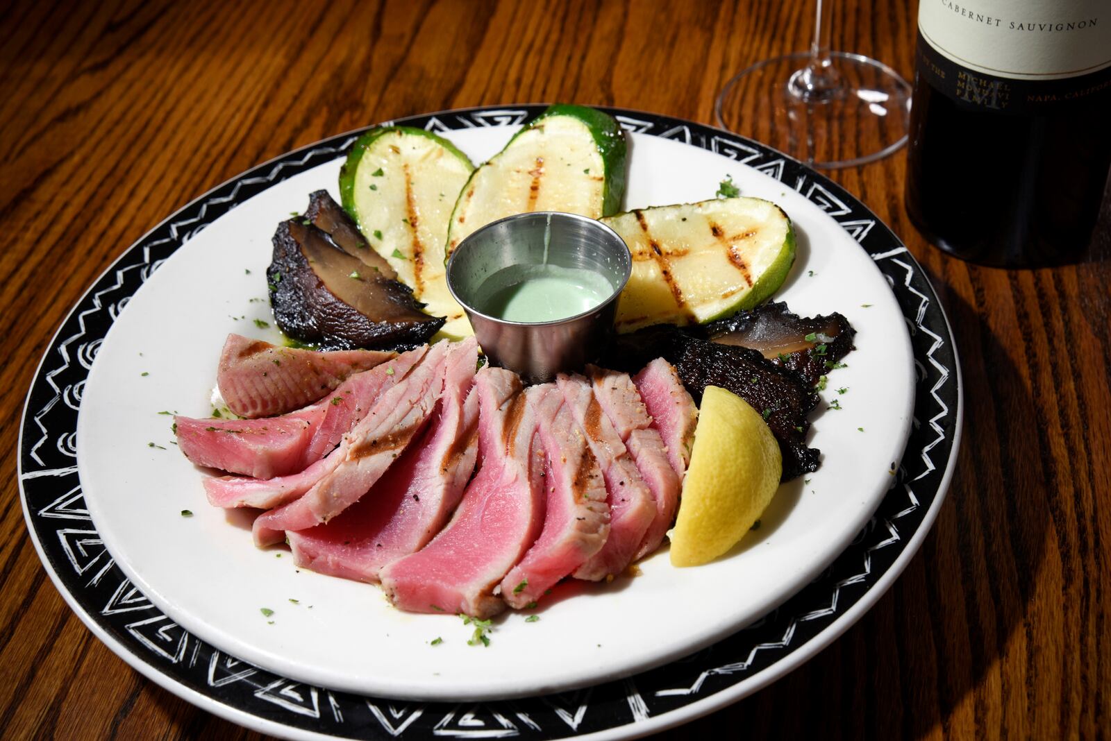 Pictured is Grilled Rare Tuna from Jay’s Seafood in Dayton (CONTRIBUTED PHOTO).