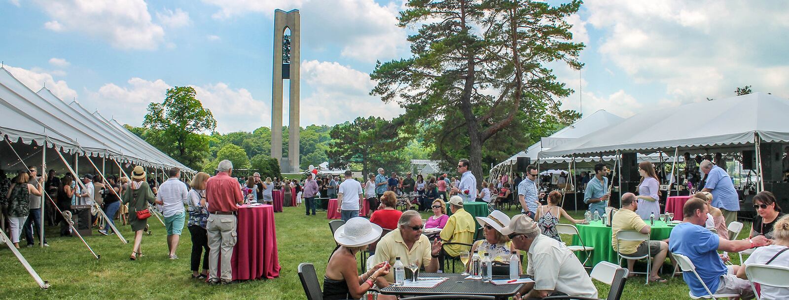 Dayton History presents Fleurs de Fête at Carillon Historical Park in Dayton on Sunday, May 22, featuring more than 200 wines to sample and food offerings from local restaurants.